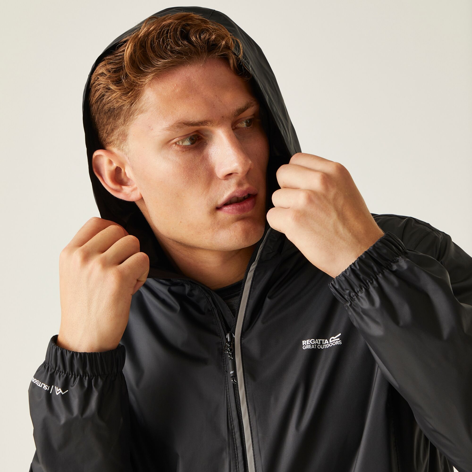 Men's Lyle IV Waterproof Packaway Jacket | Black