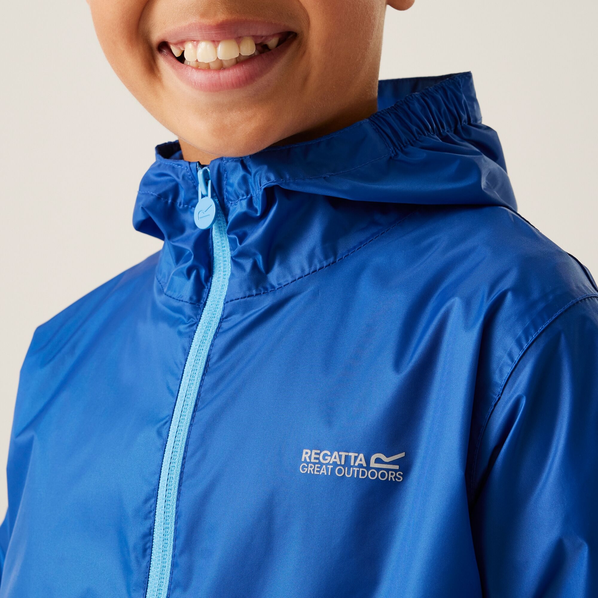 Kids' Pack It Waterproof Packaway Jacket | Olympian Blue Elysium Blue
