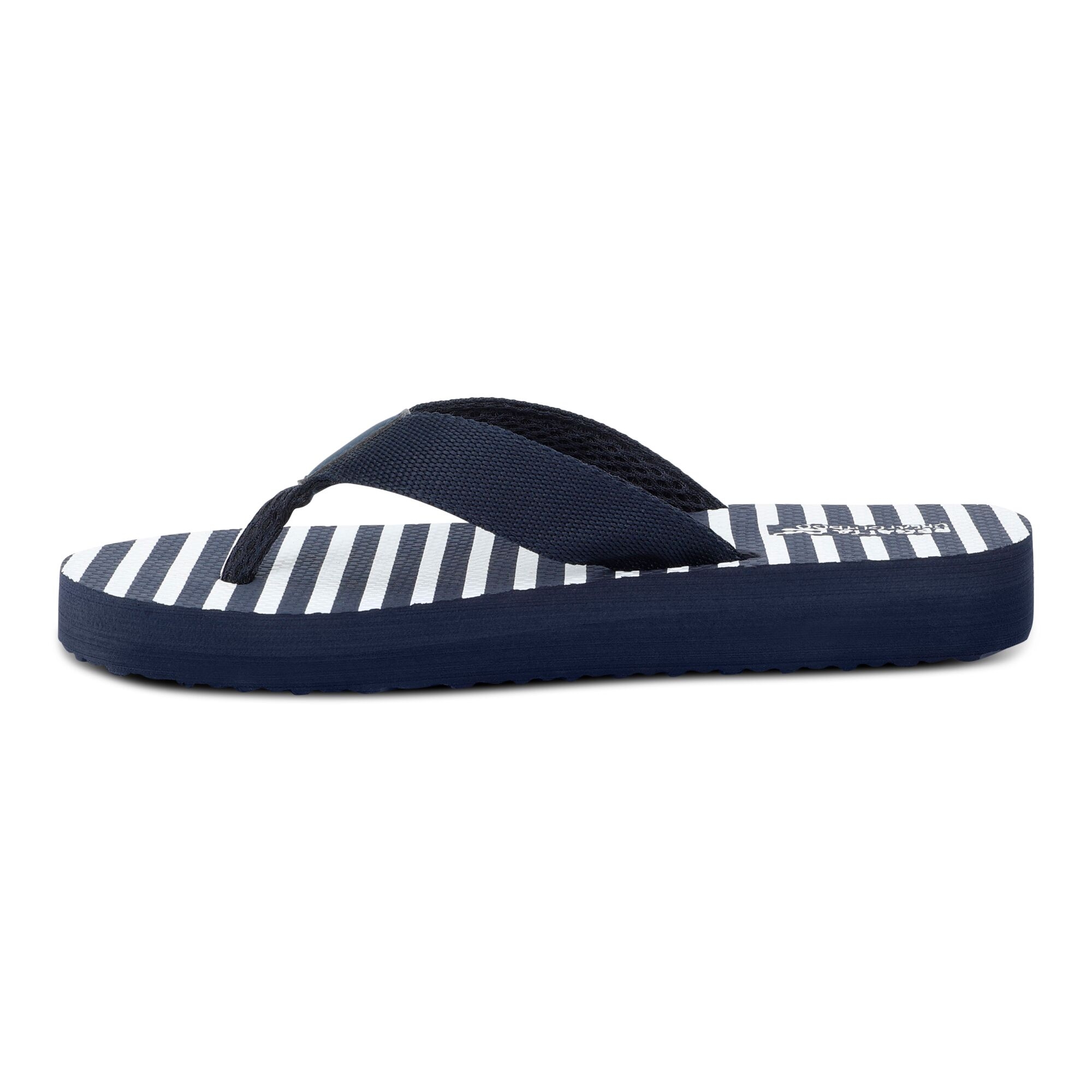 Women's Catarina Flip Flops | Navy White Stripe