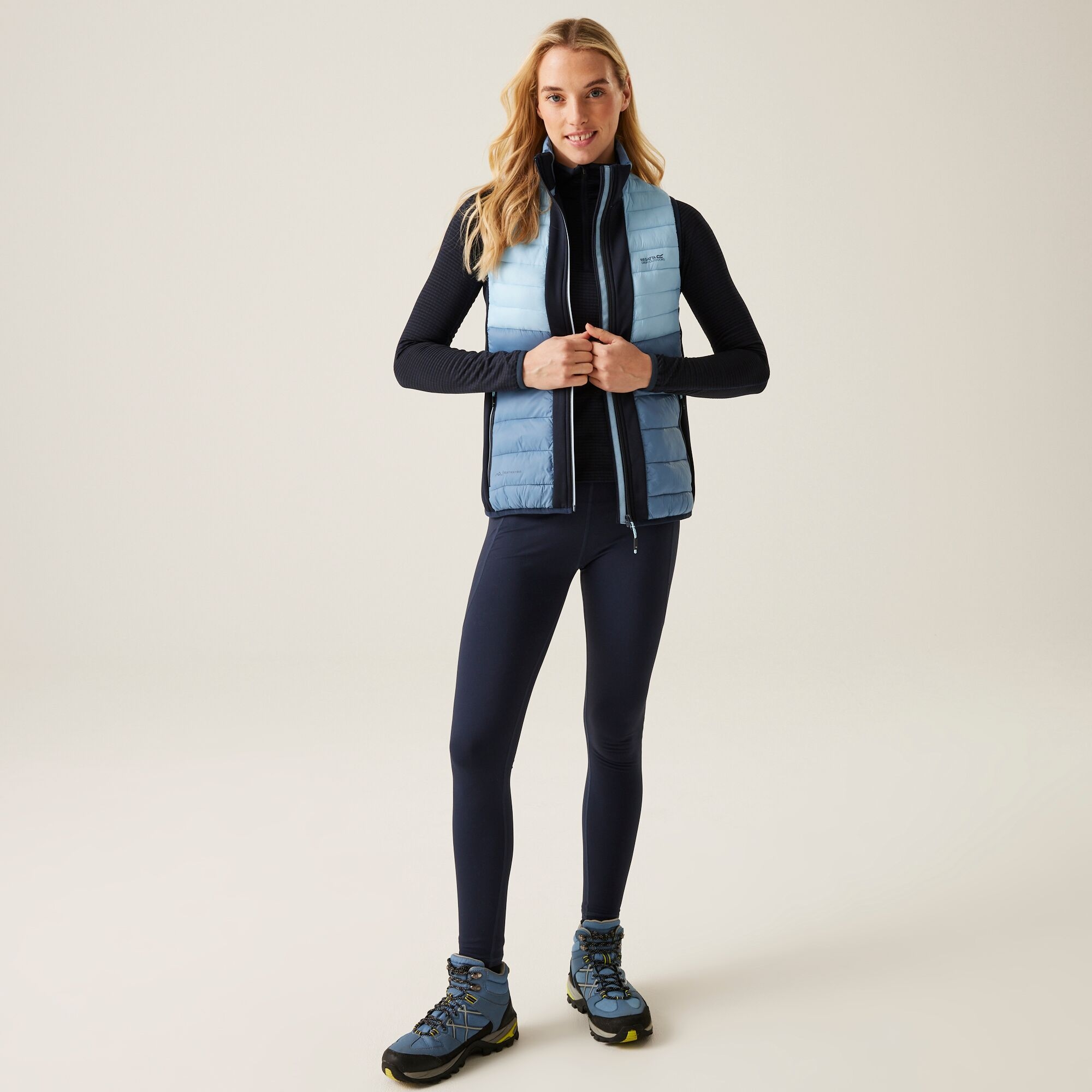 Women's Leedre Hybrid Bodywarmer | Navy Coronet Blue