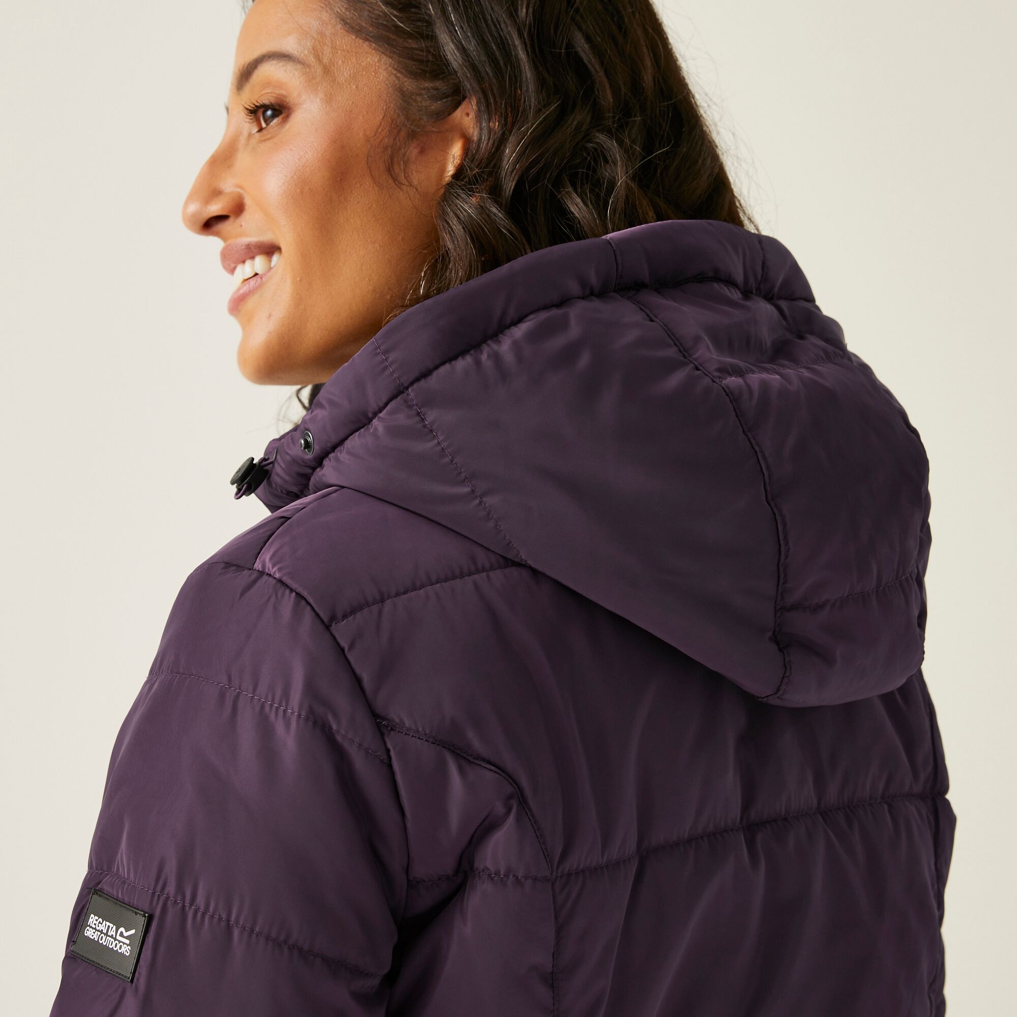 Women's Winnie Quilted Jacket | Deep Plum