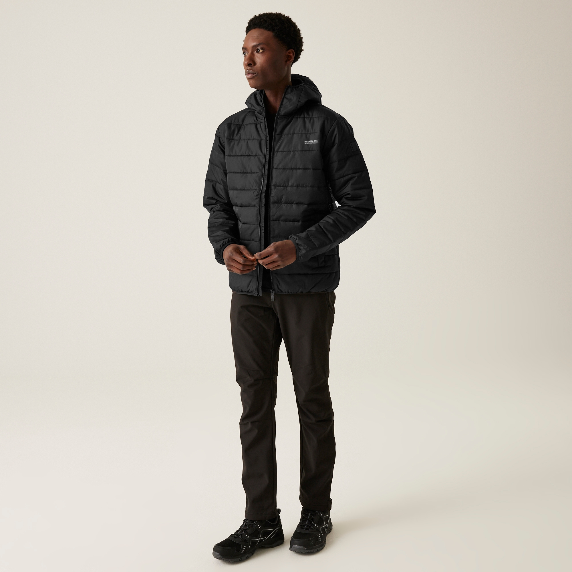 Men's Helfa Insulated Padded Jacket | Black