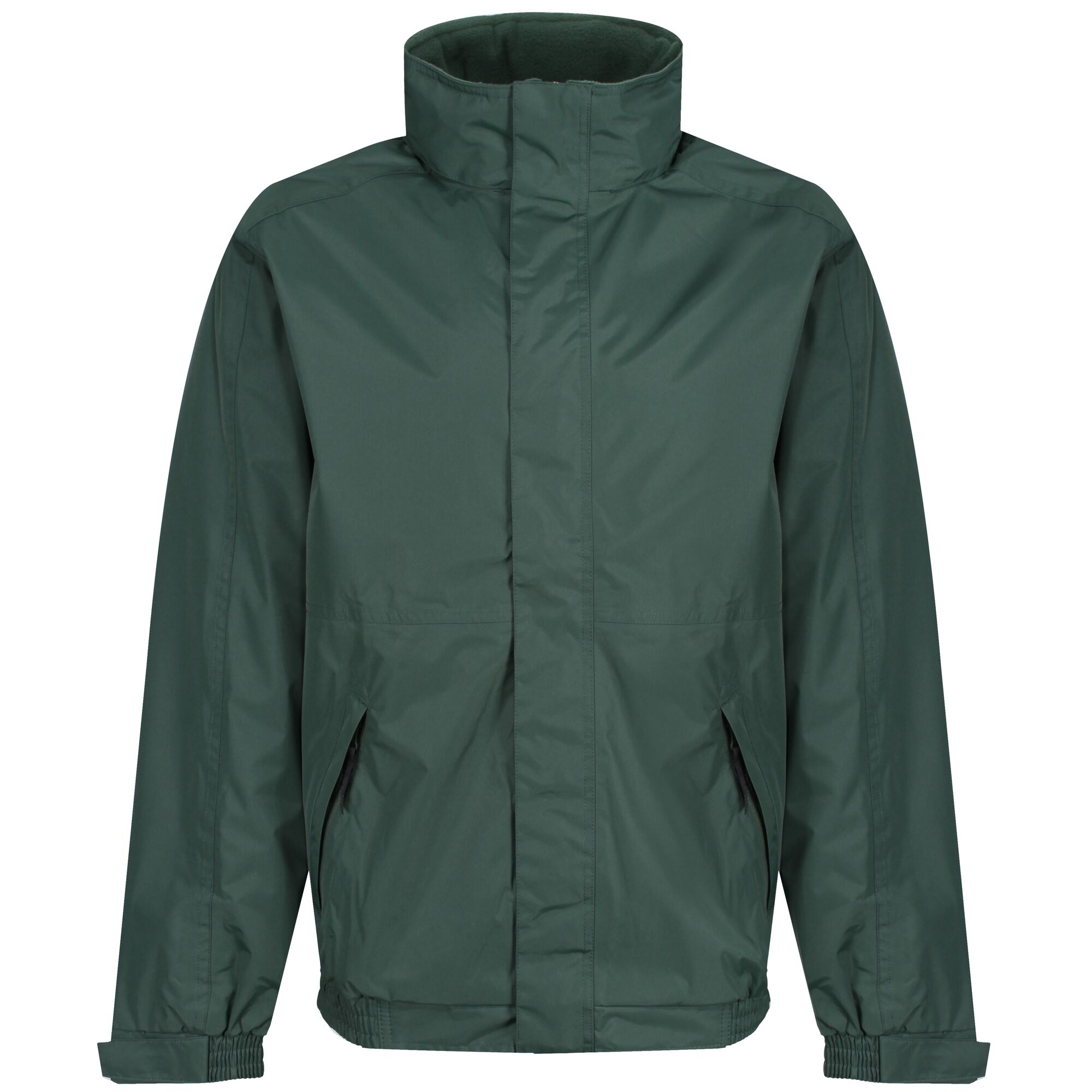Men's Dover Fleece Lined Waterproof Insulated Bomber Jacket | Dark Green Dark Grey