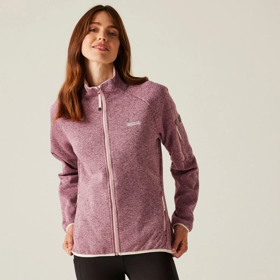 Women's Ravenhill Full Zip Fleece | Black Light Vanilla