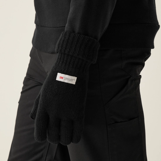 Men's Thinsulate Acrylic Gloves | Black