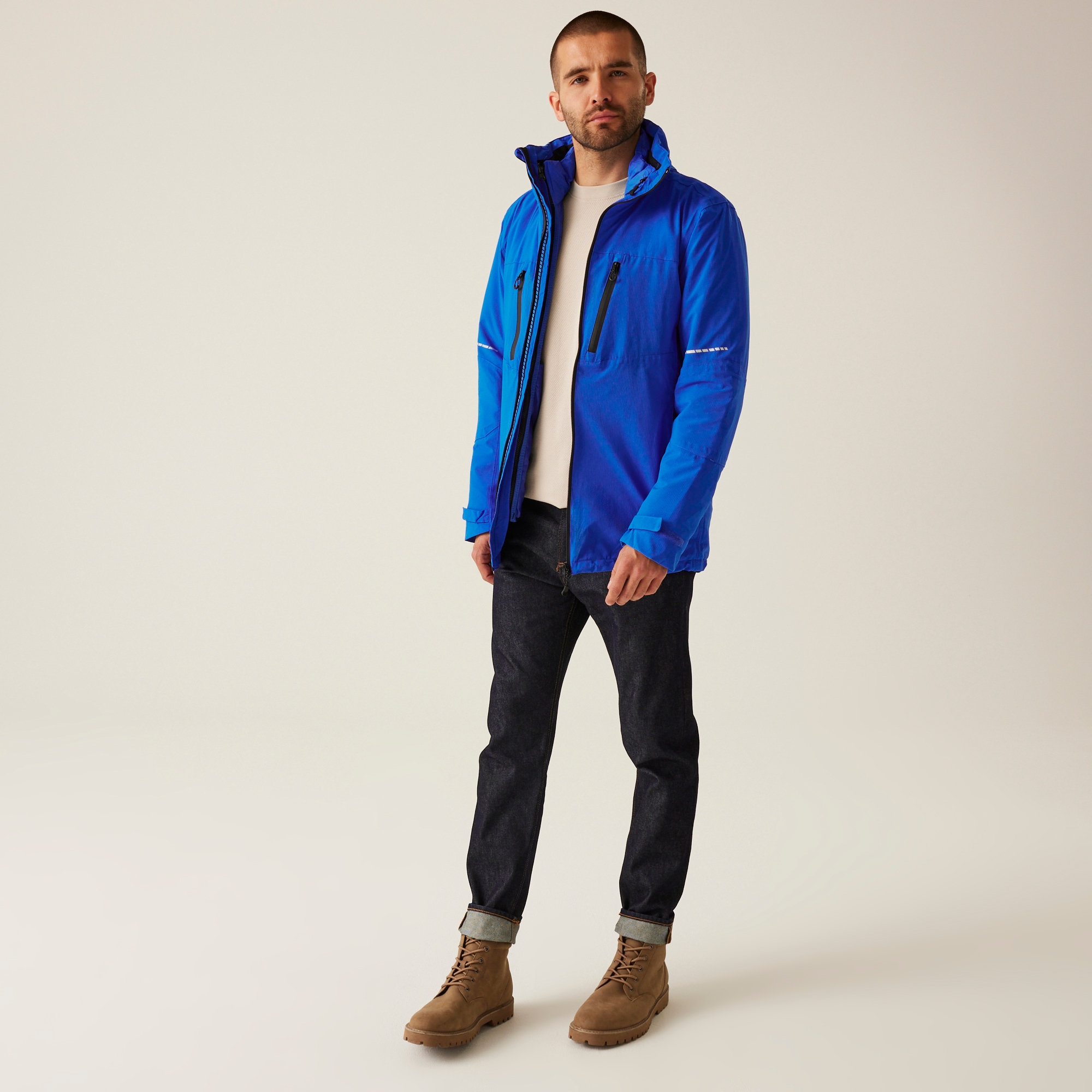 Men's X-Pro Evader III 3 in 1 Waterproof Insulated Jacket | Oxford Blue Black