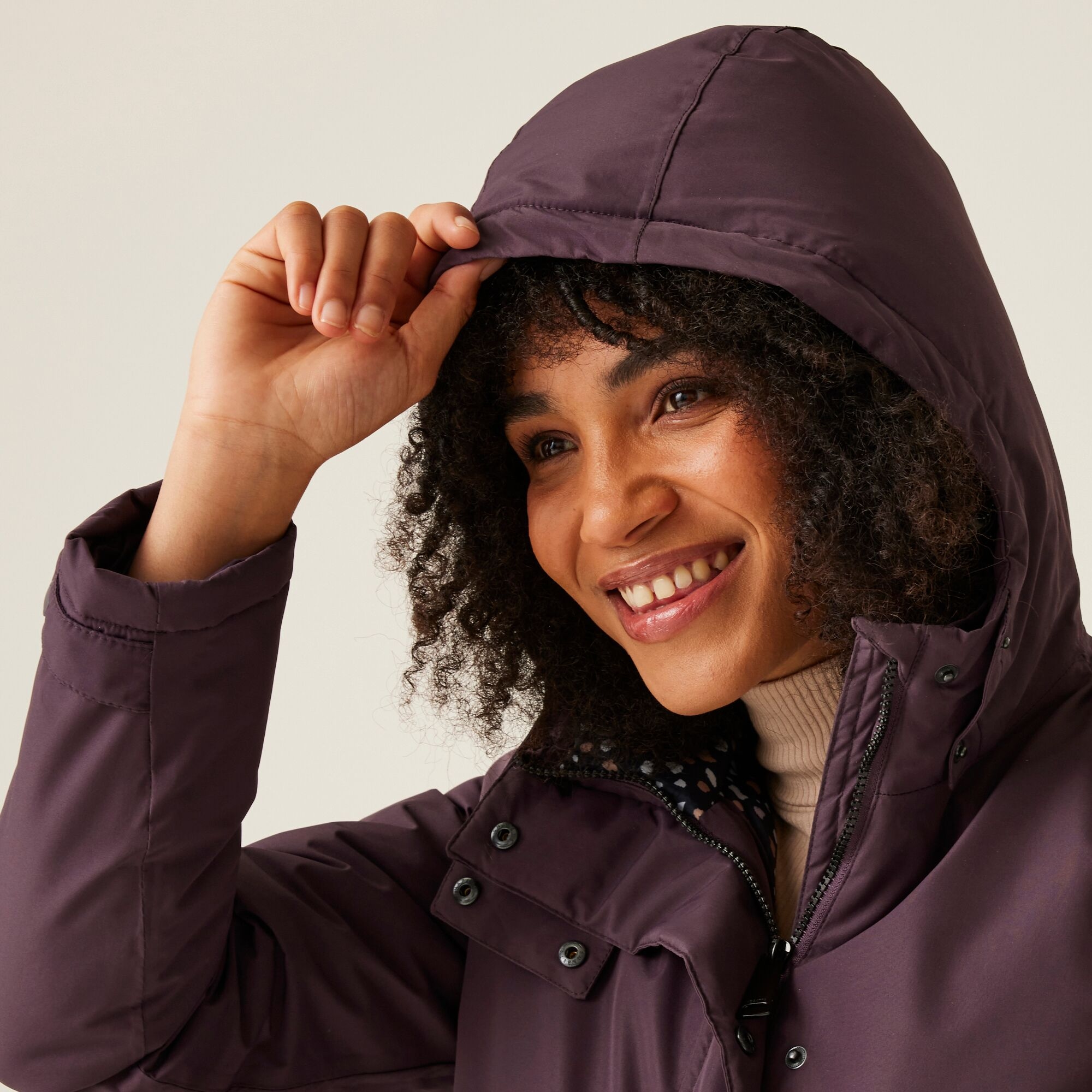 Women's Mireya Waterproof Insulated Jacket | Deep Plum Spot Print