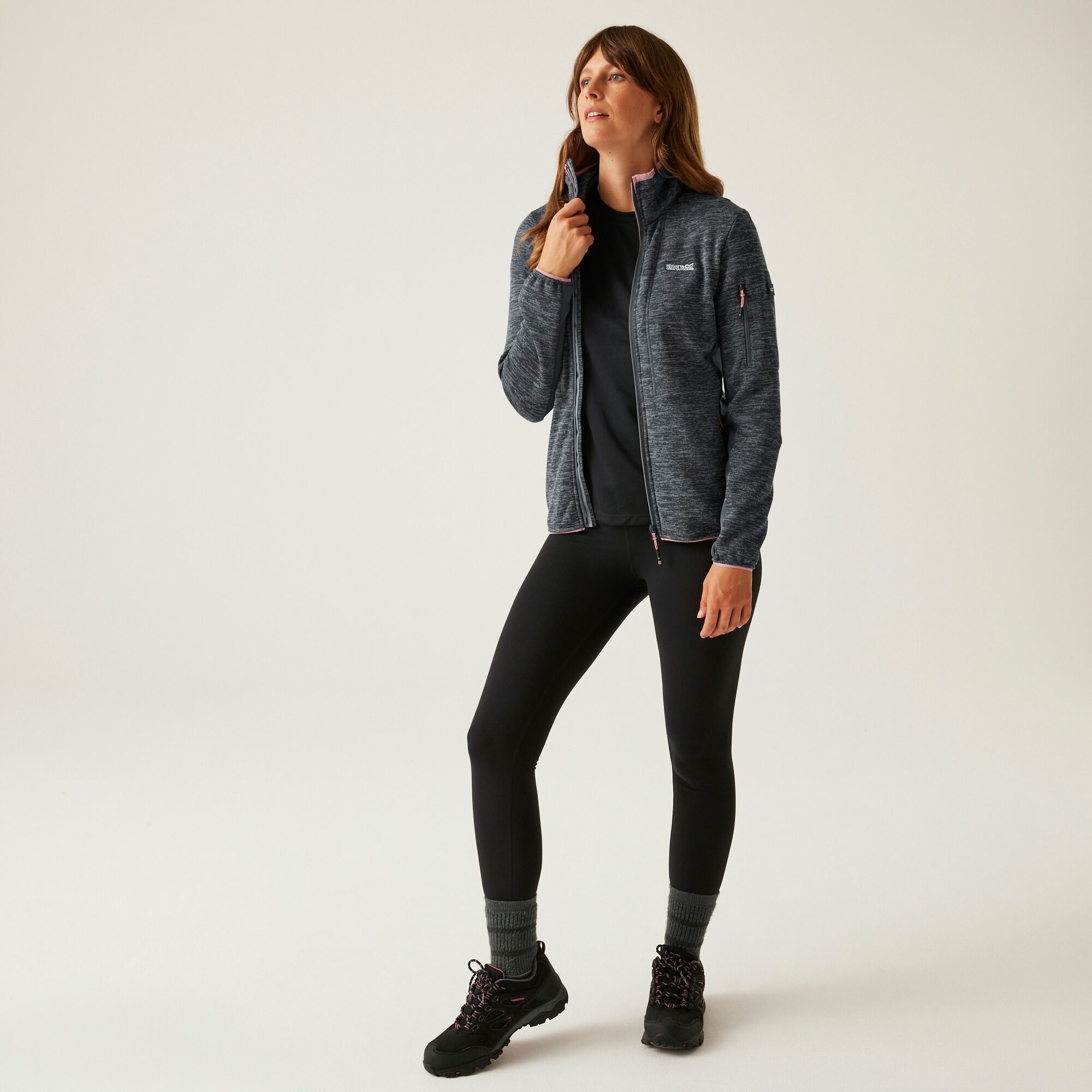 Women's Ralina Full Zip Fleece | Seal Grey Lilas