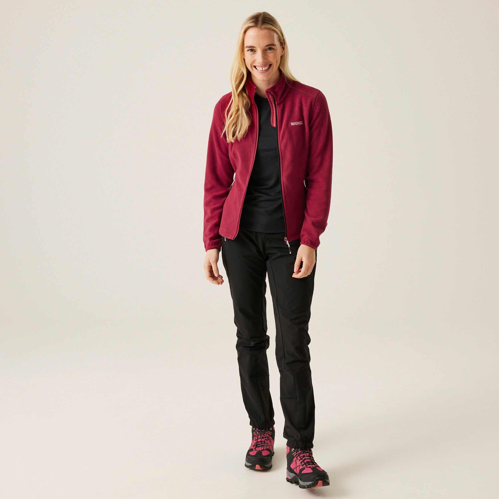 Women's Floreo IV Full Zip Fleece | Rumba Red