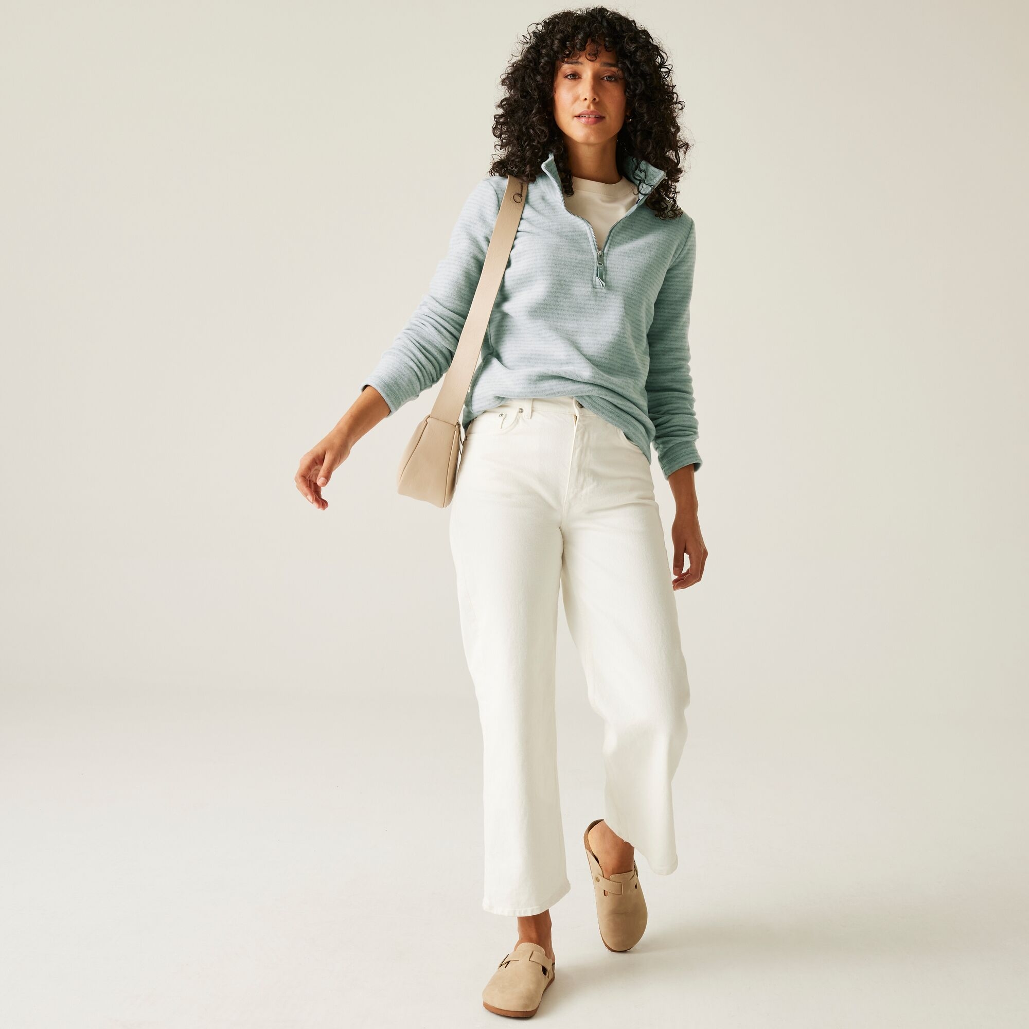 Women's Solenne II Half Zip Fleece | Glacier