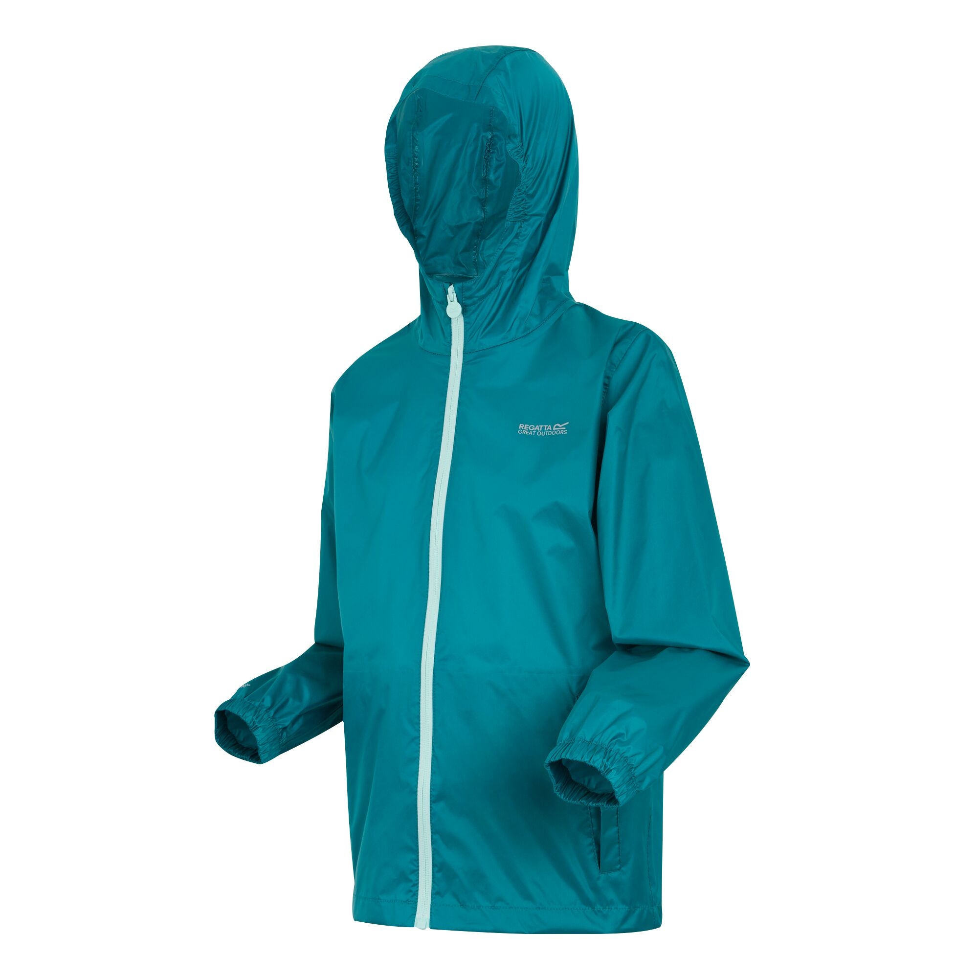 Kids' Pack It Waterproof Packaway Jacket | Exotic Plume Icy Morn