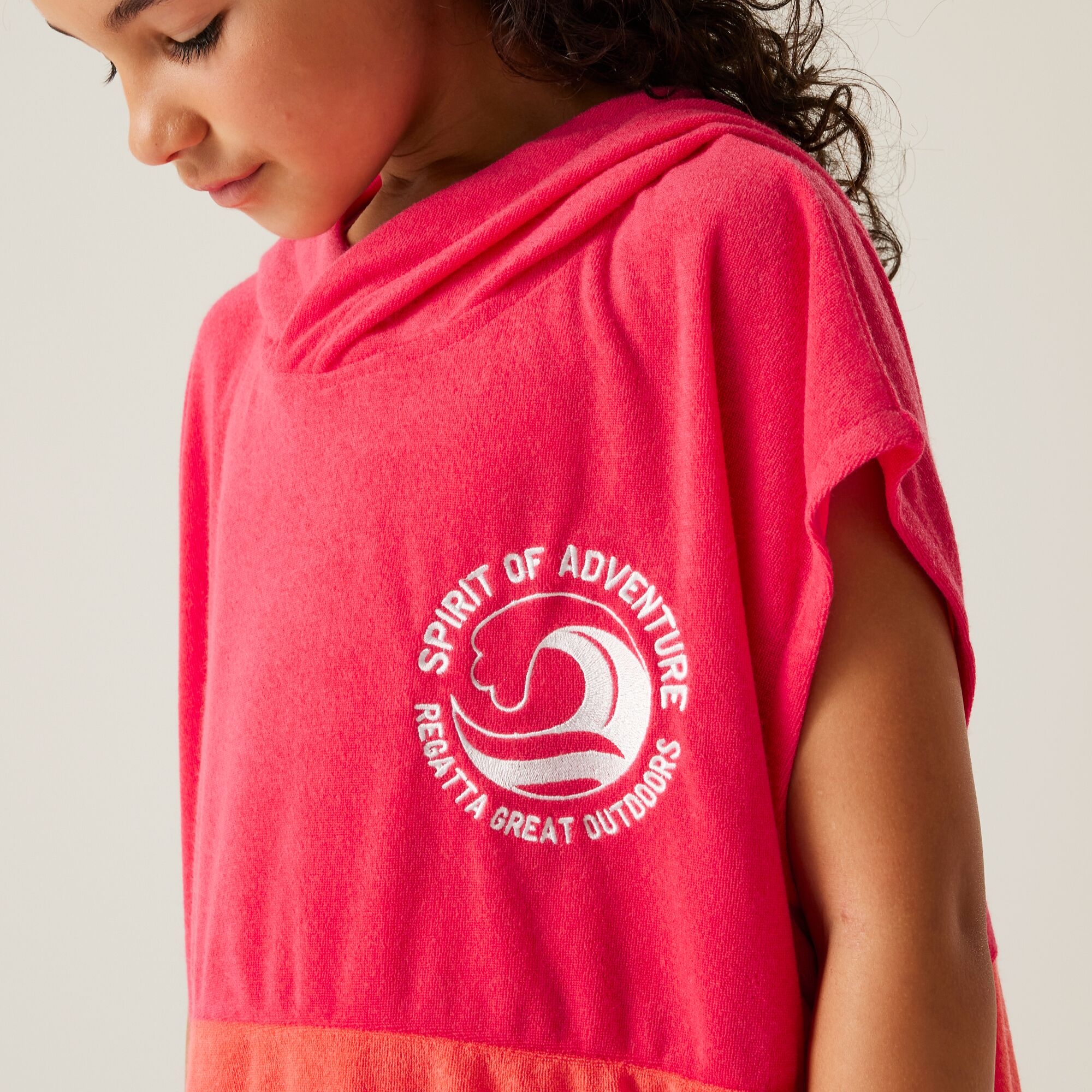 Kids' Towel Robe II | Pop Peach Bloom
