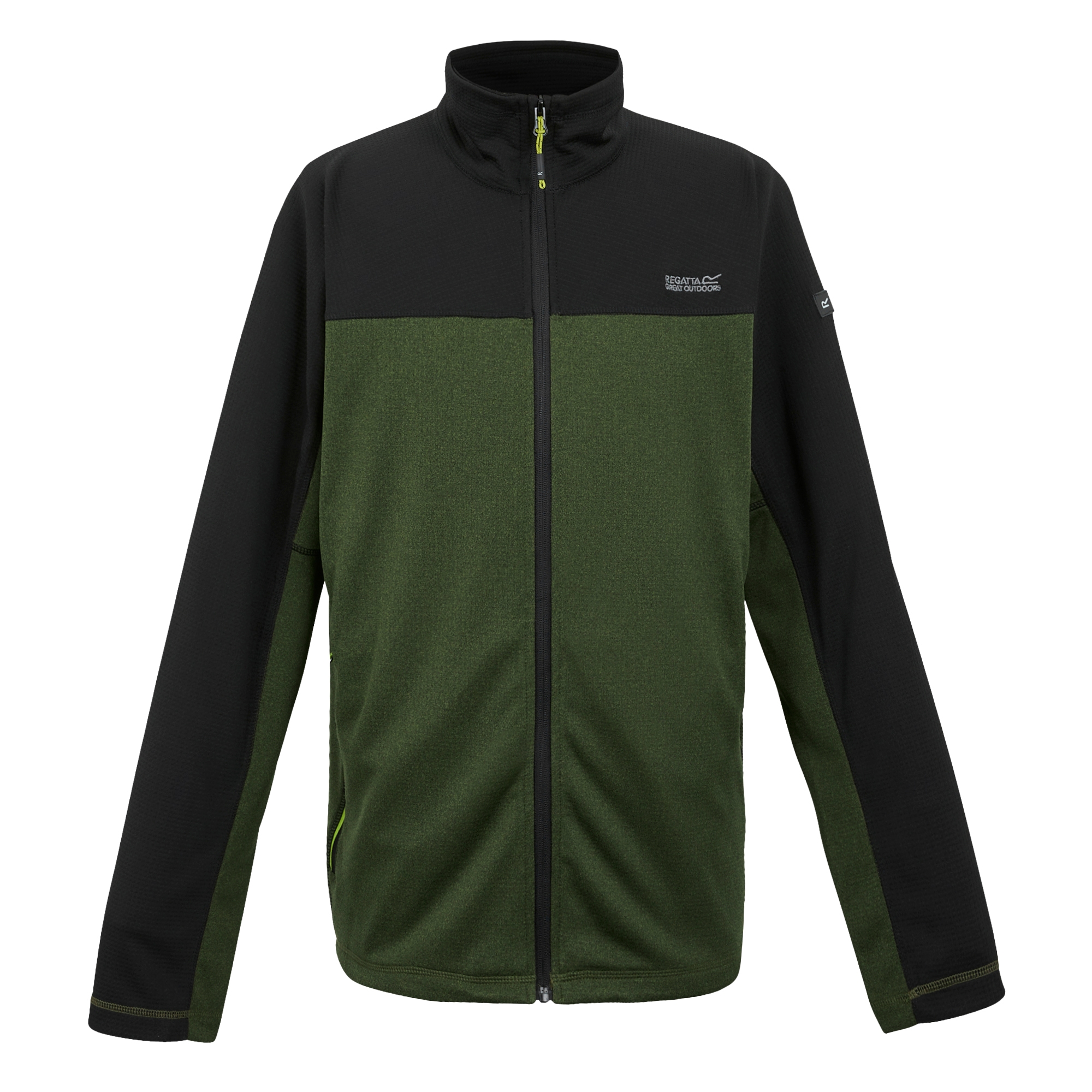 Men's Highton V Full Zip Fleece | Nephrite Green Black