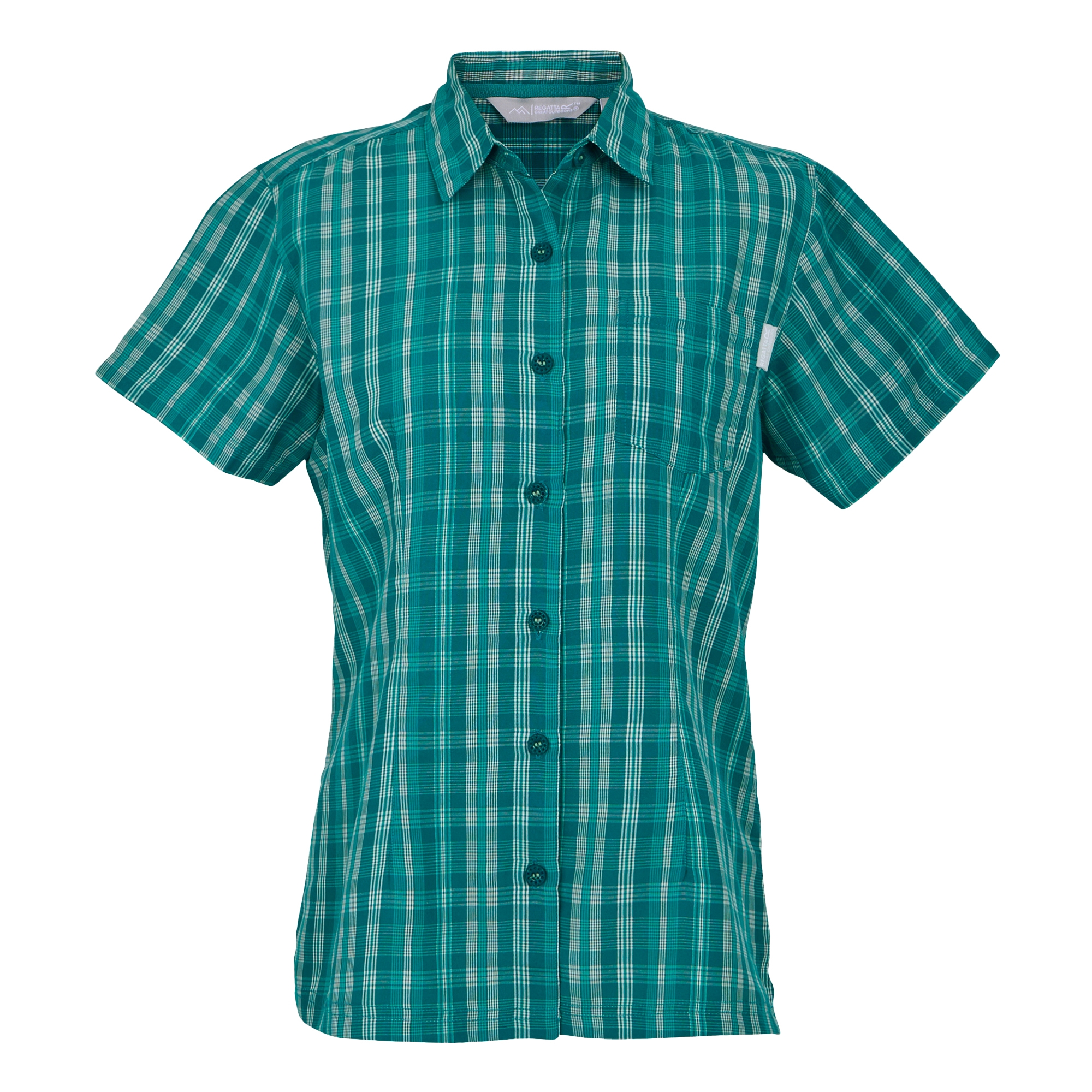 Women's Mindano VIII Short Sleeve Shirt | Exotic Plume Check