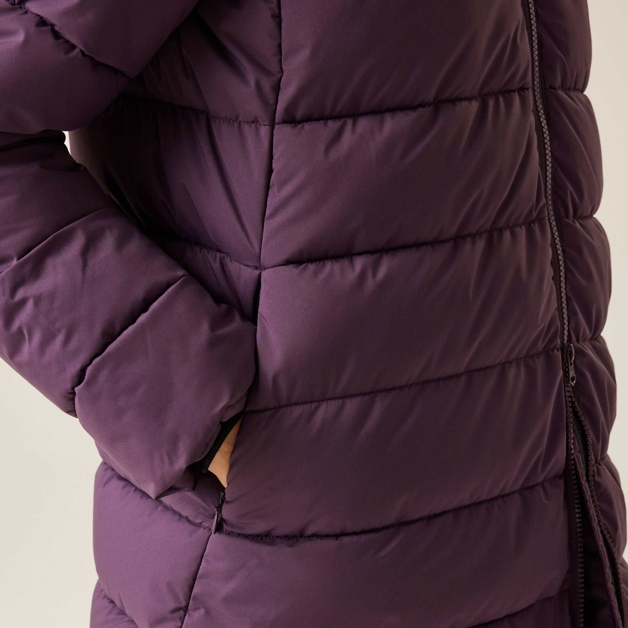 Women's Elender Quilted Jacket | Deep Plum