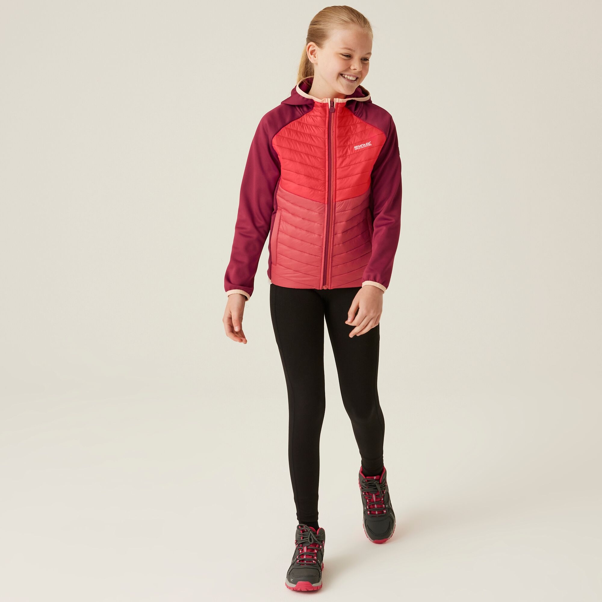 Kids' Kielder Hybrid VIII Jacket | Rumba Red Red Sky