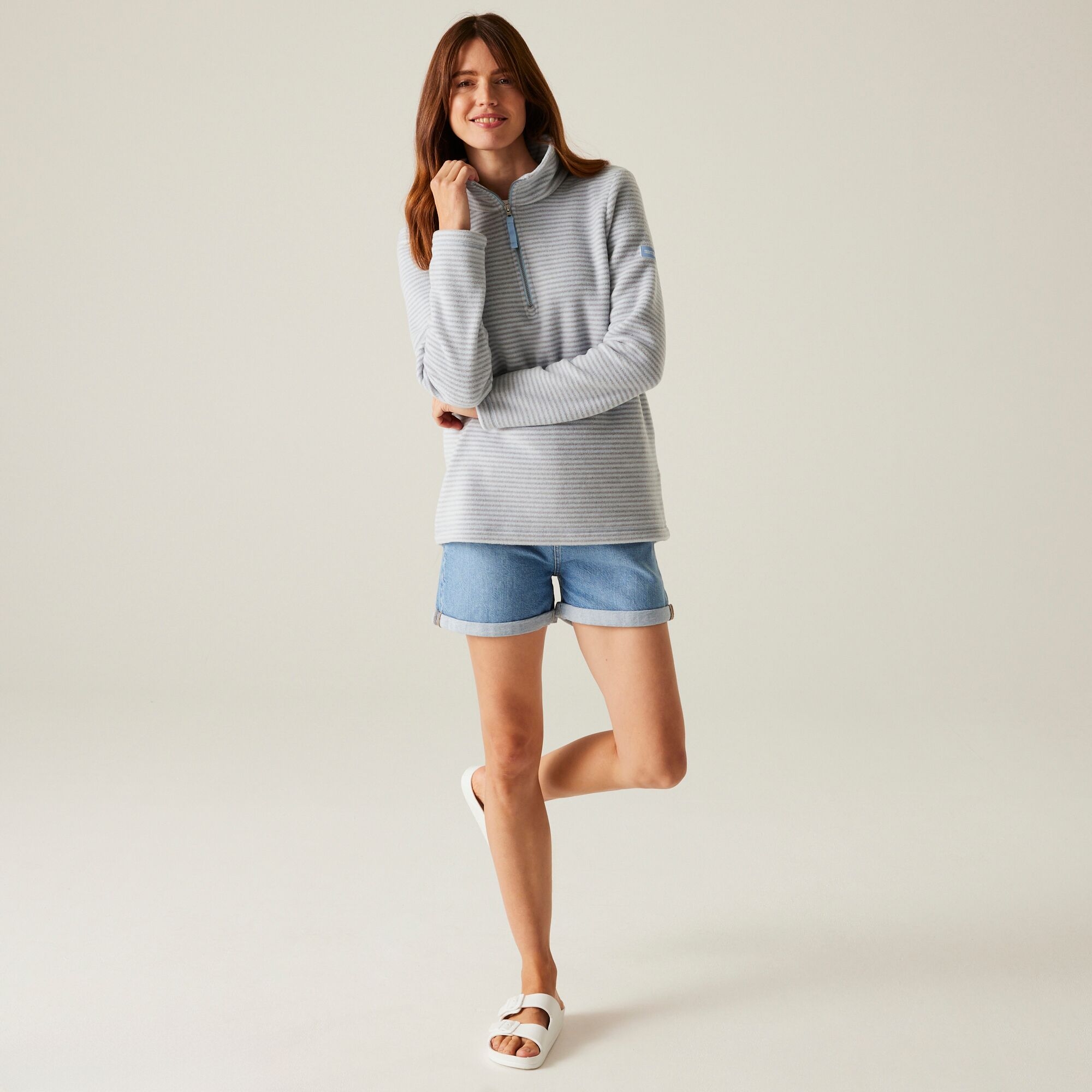 Women's Solenne II Half Zip Fleece | Chambray Blue