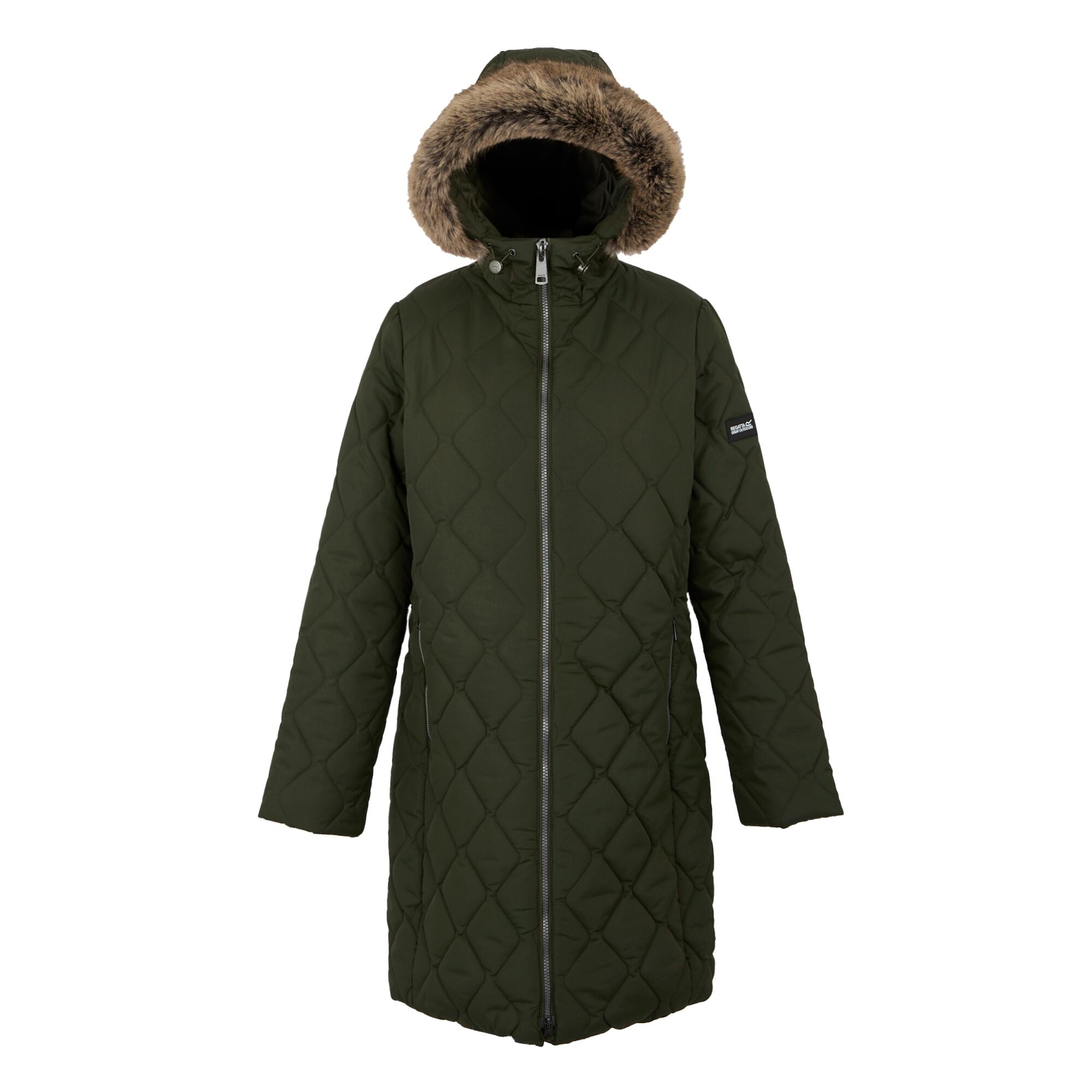 Women's Fritha III Insulated Parka Jacket | Dark Khaki