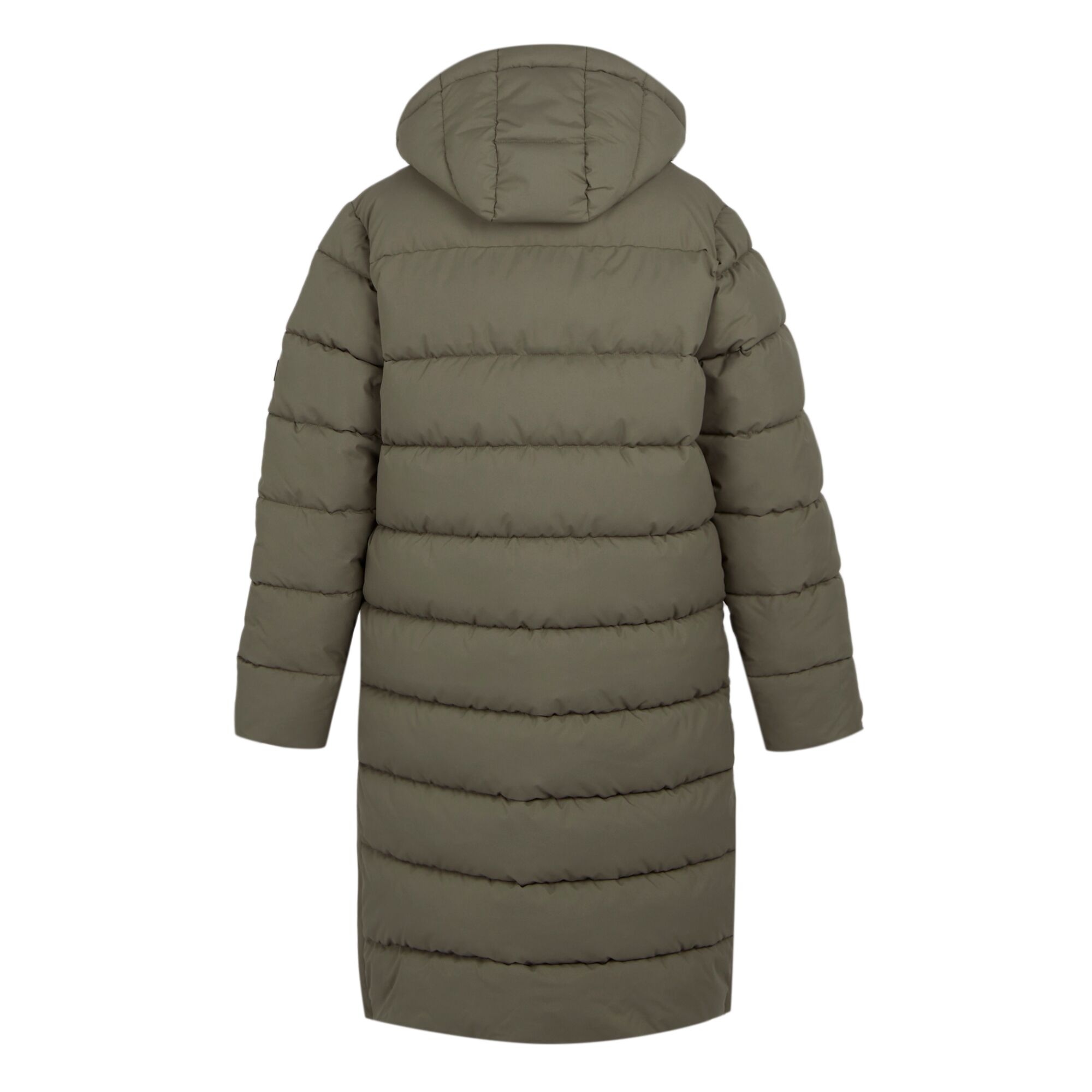 Men's Mottere Longline Padded Jacket | Crocodile Black