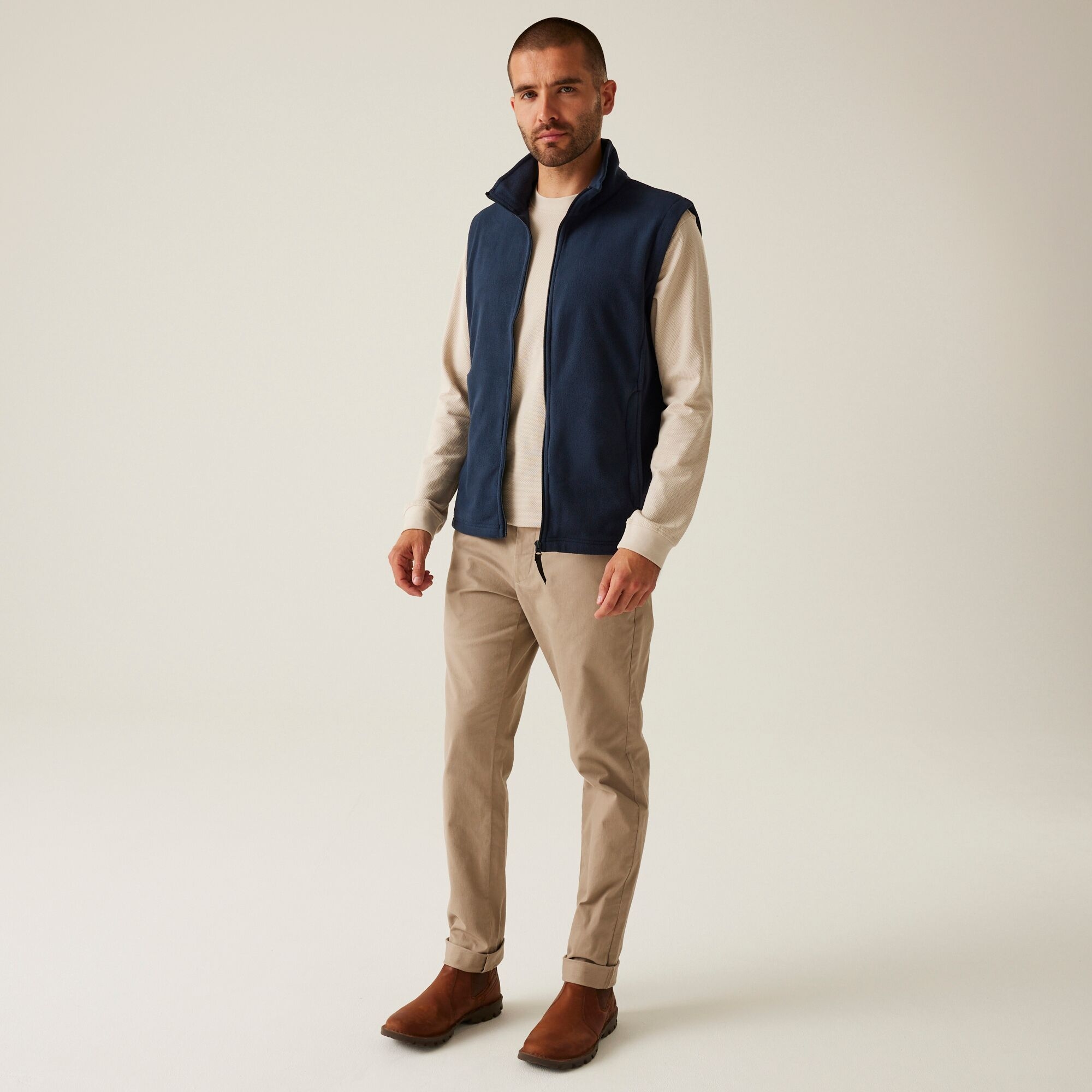Men's Micro Fleece Bodywarmer | Dark Navy