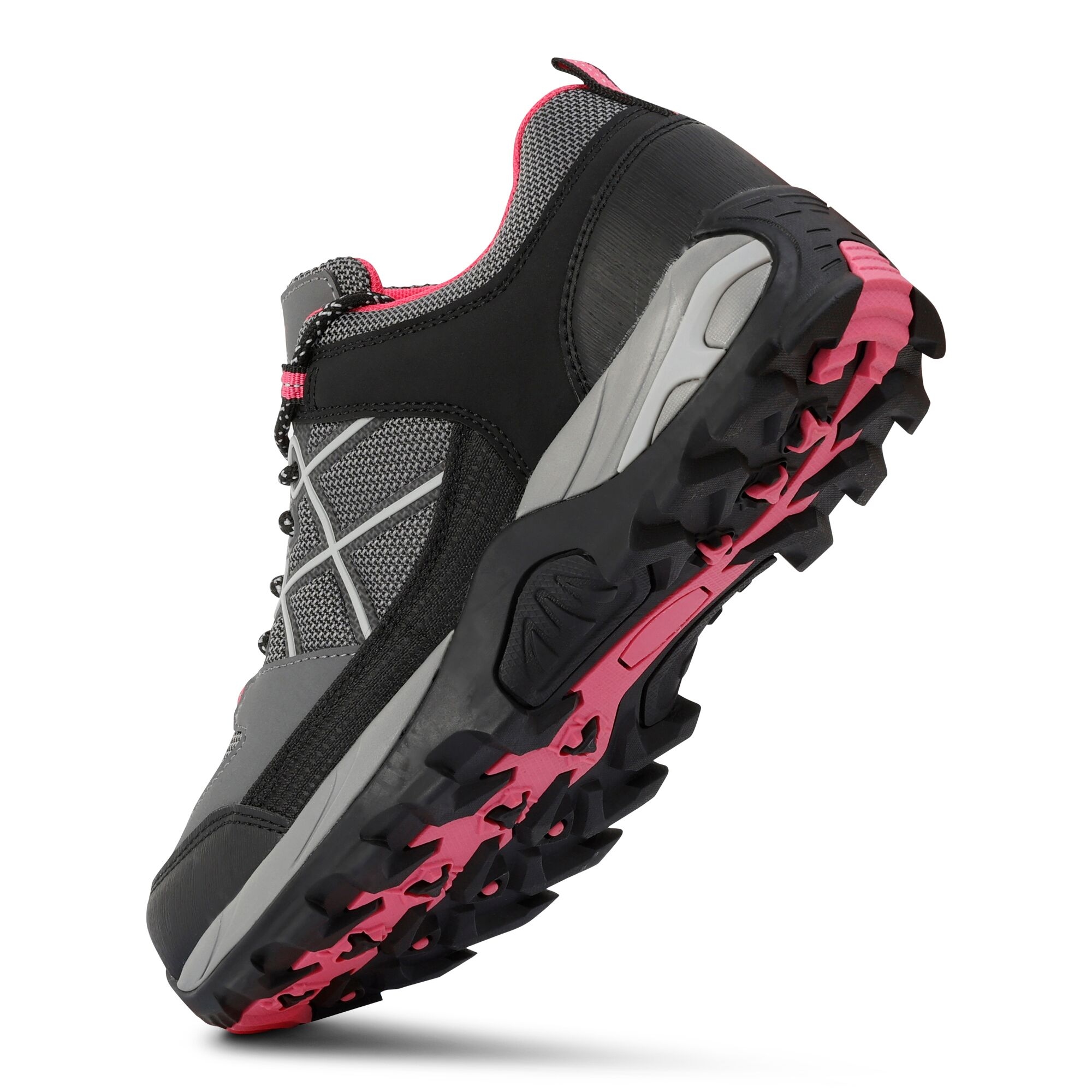 Women's Samaris III Low Walking Shoes | Dark Steel Pink Potion