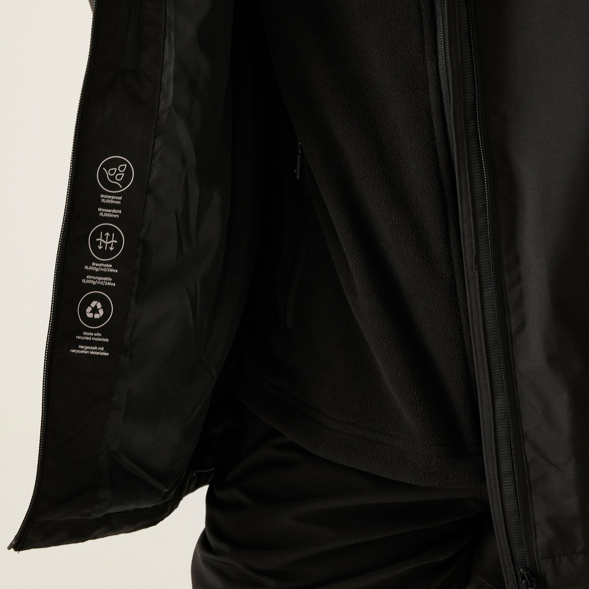 Women's Coriver 3-in-1 Jacket | Black Black Inner