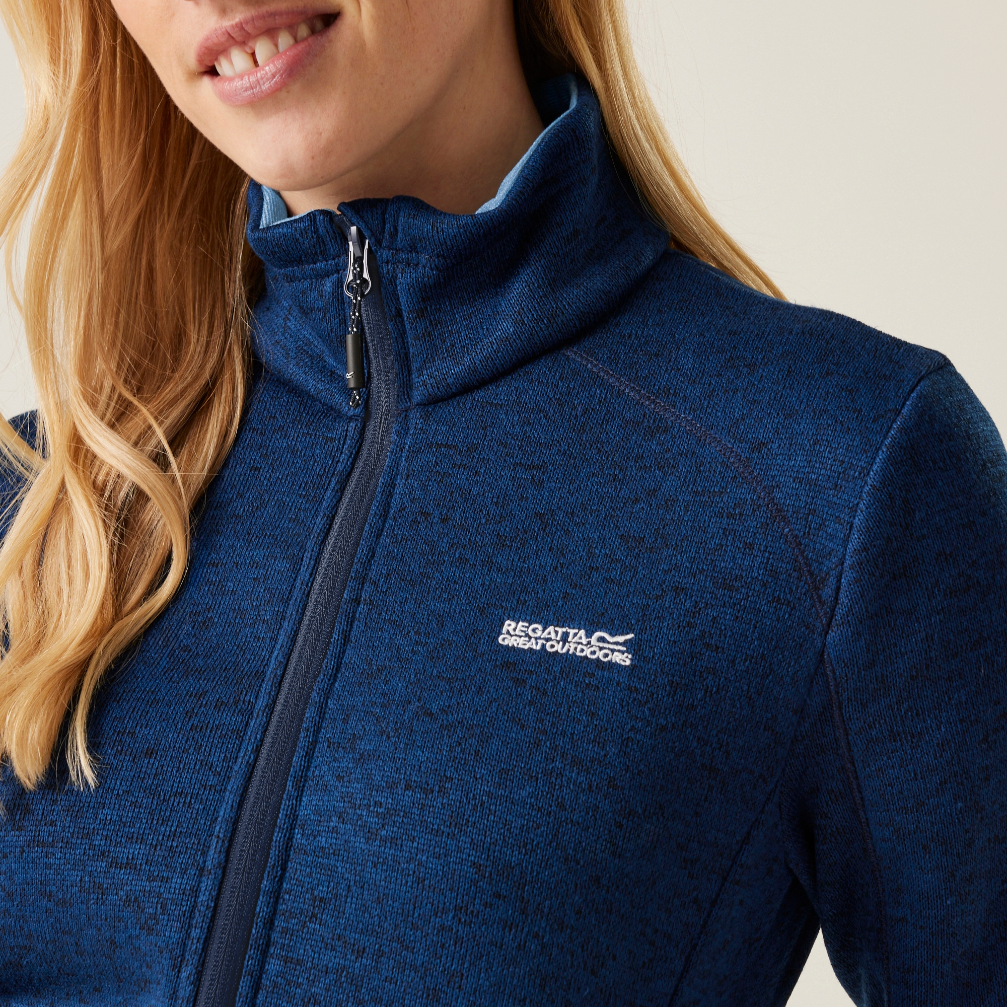 Women's Newhill Full Zip Fleece | Navy Coronet Blue