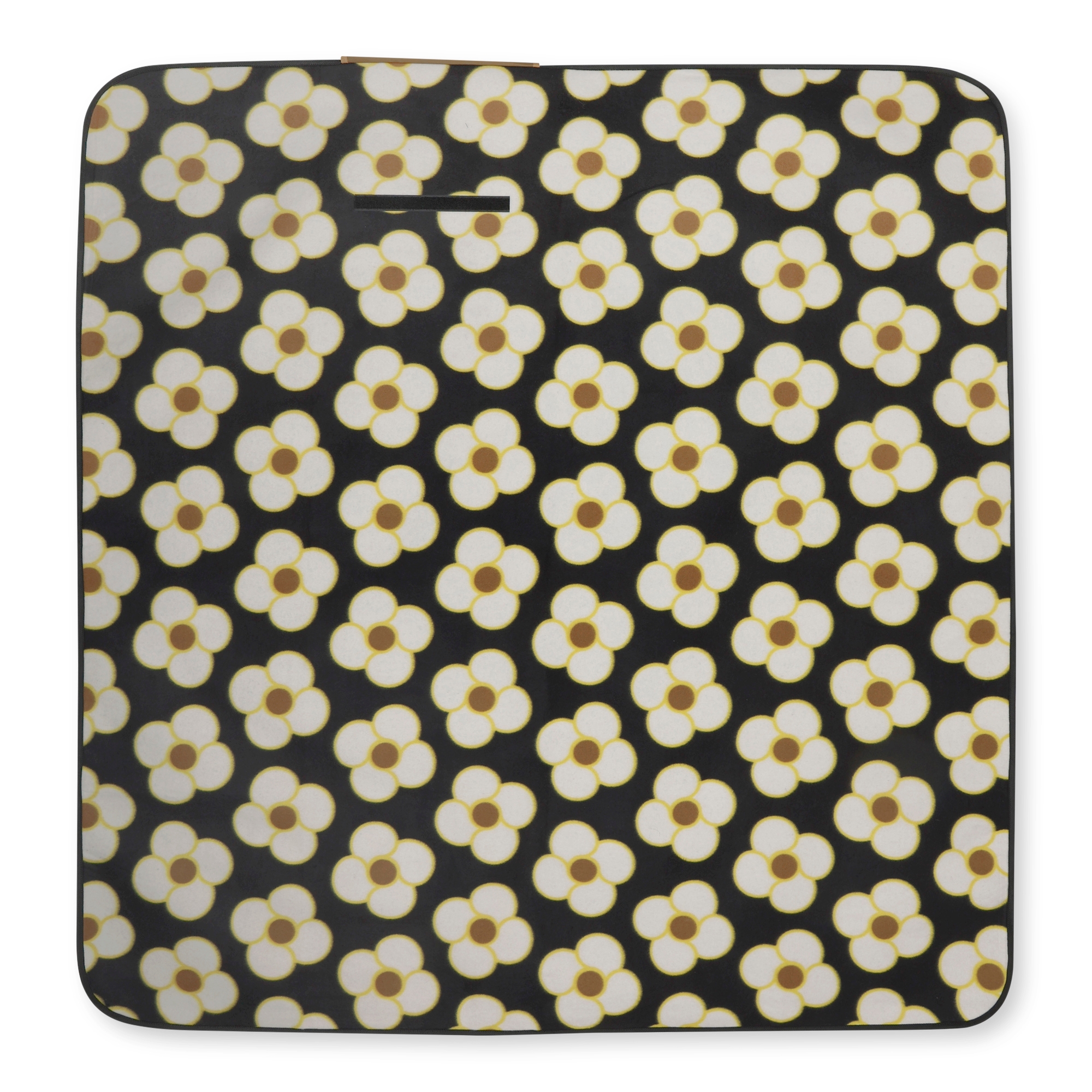 Orla Kiely Printed Picnic Blanket | Spinning Flower Navy