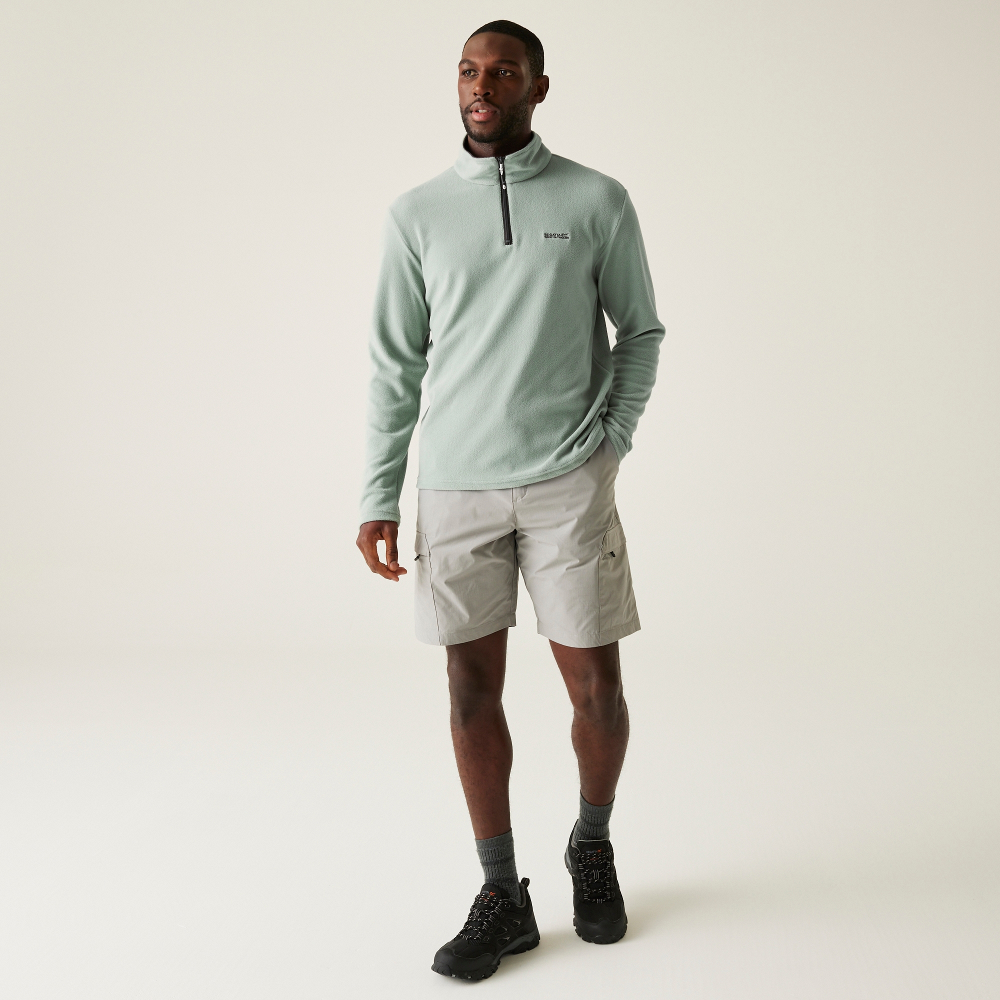 Men's Thompson Lightweight Half Zip Fleece | Glacier