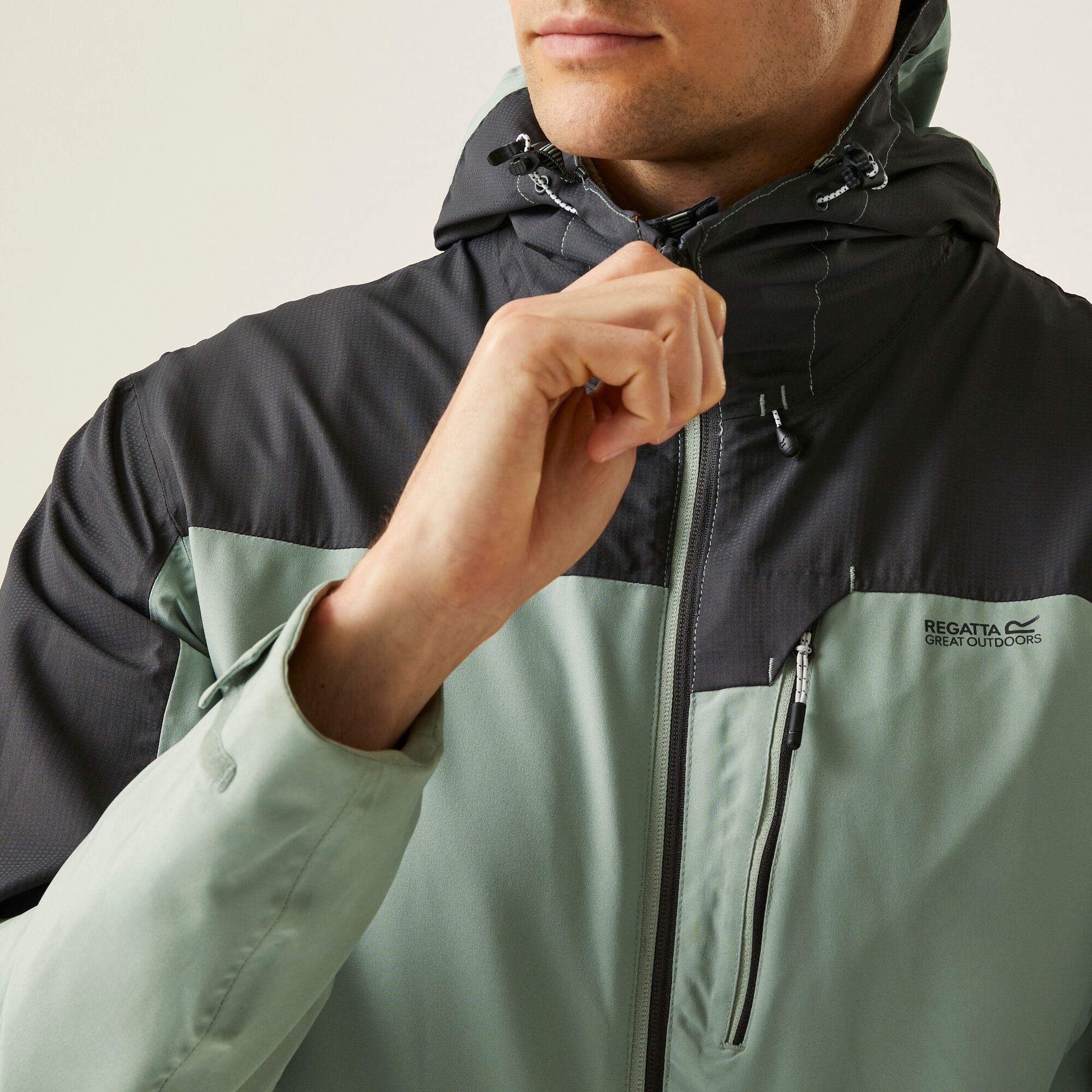 Men's Highton IV Stretch Waterproof Jacket | Glacier Ash