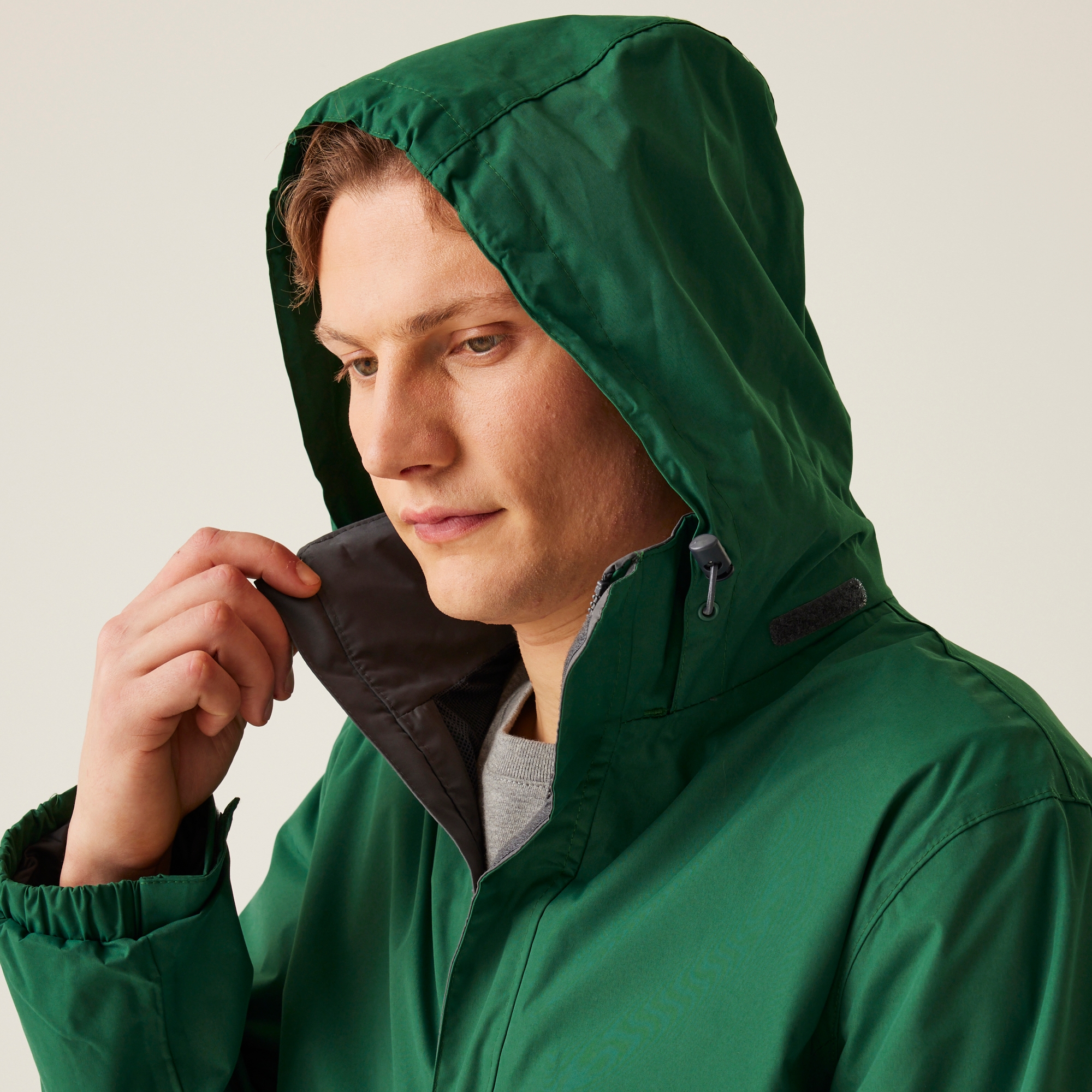 Men's Ardmore Shell Jacket | Bottle Green Seal Grey