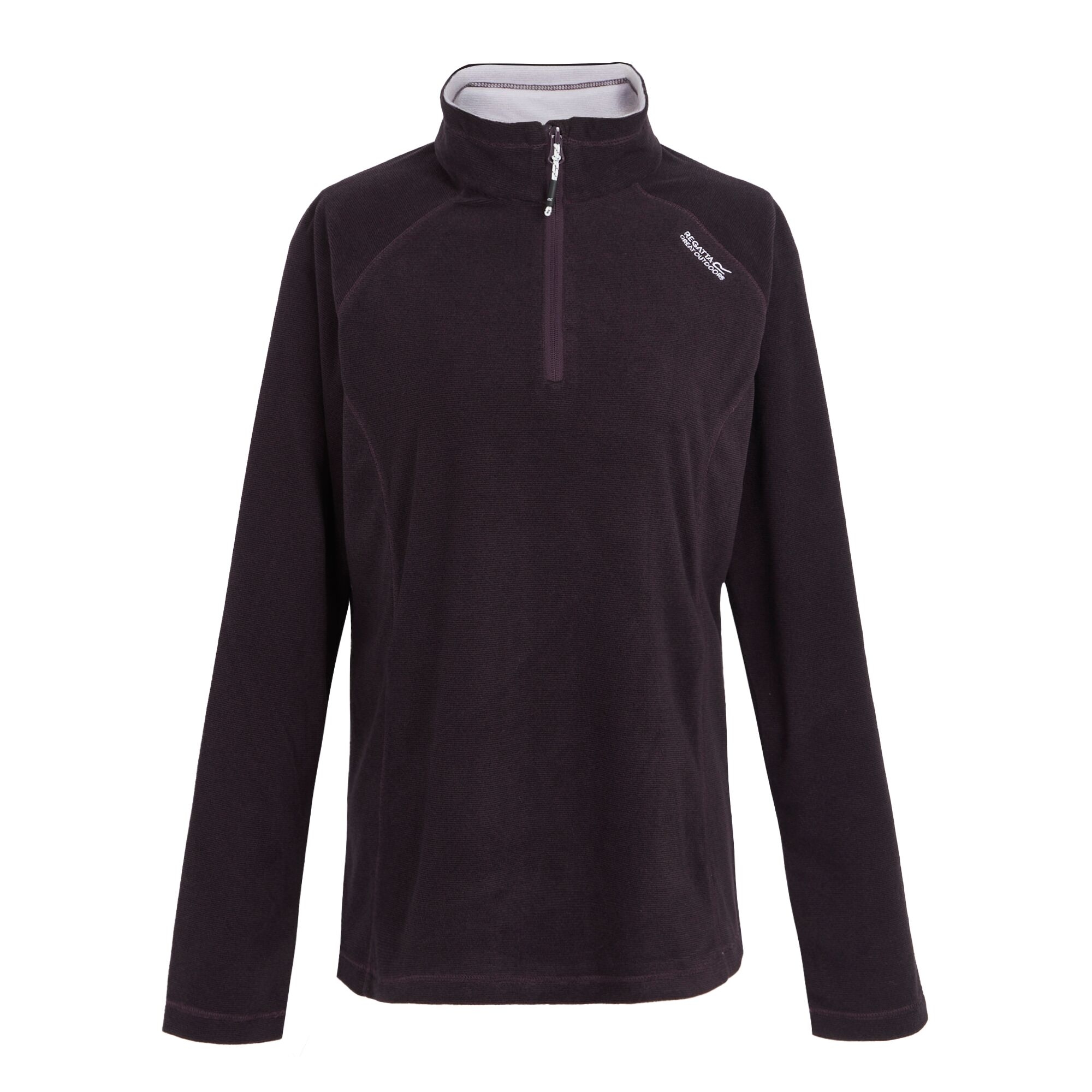 Women's Montes Lightweight Half-Zip Fleece | Deep Plum Black