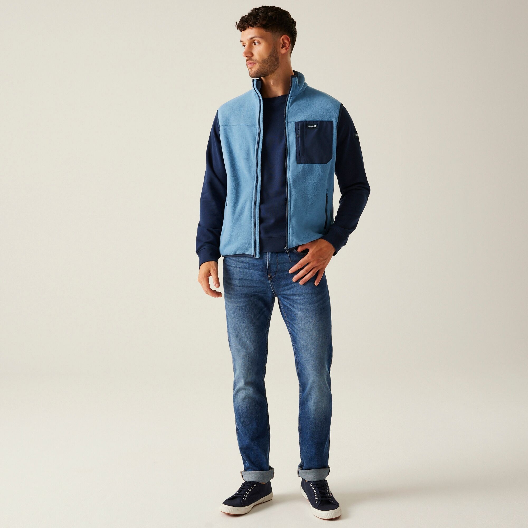 Men's Frankie Fleece Gilet | Coronet Blue Navy