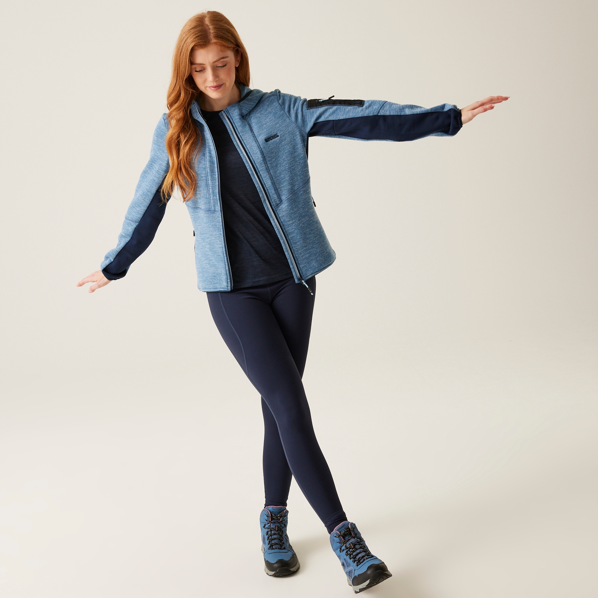 Women's Kemilia Full Zip Fleece | Coronet Blue Navy