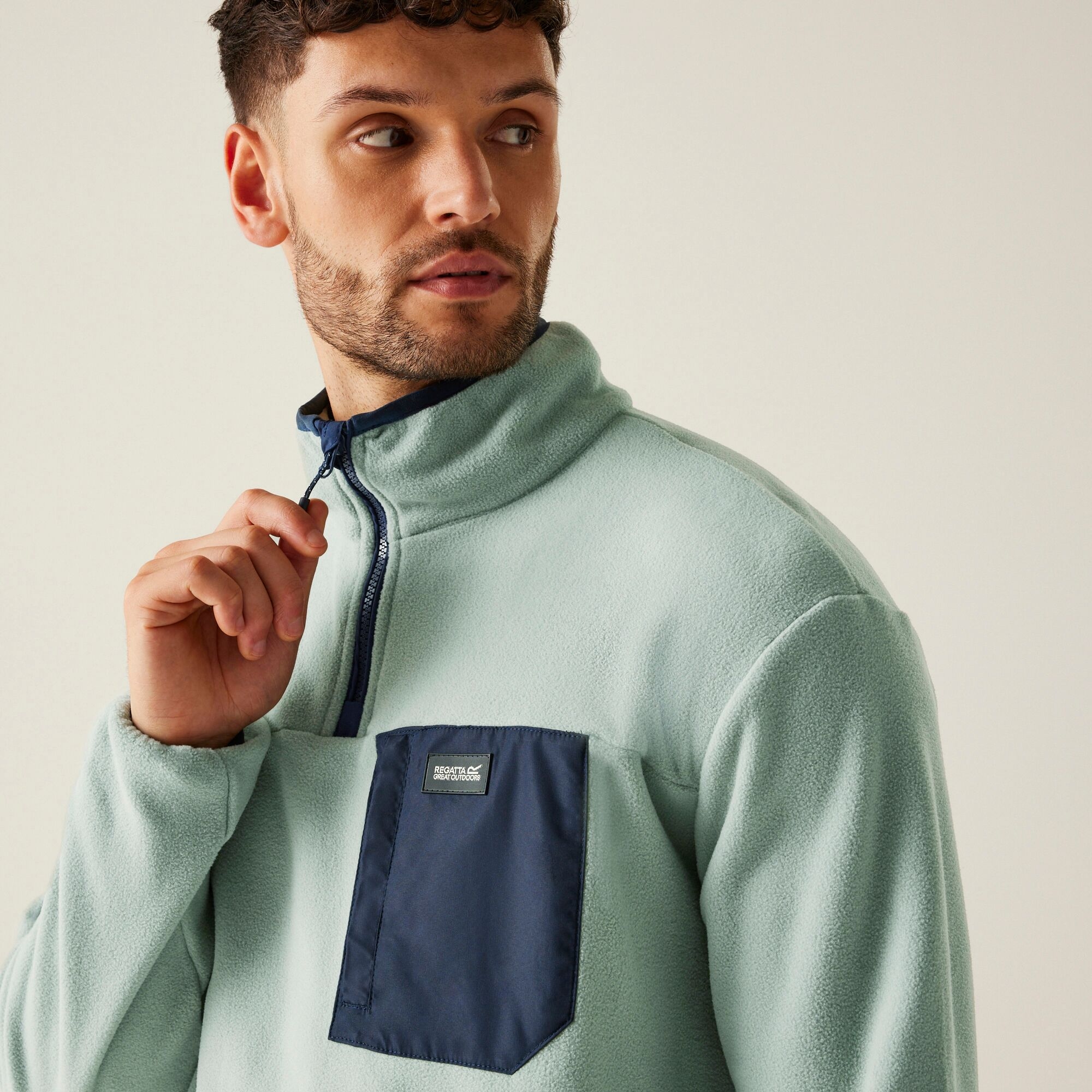 Men's Frankie Half Zip Fleece | Glacier Navy