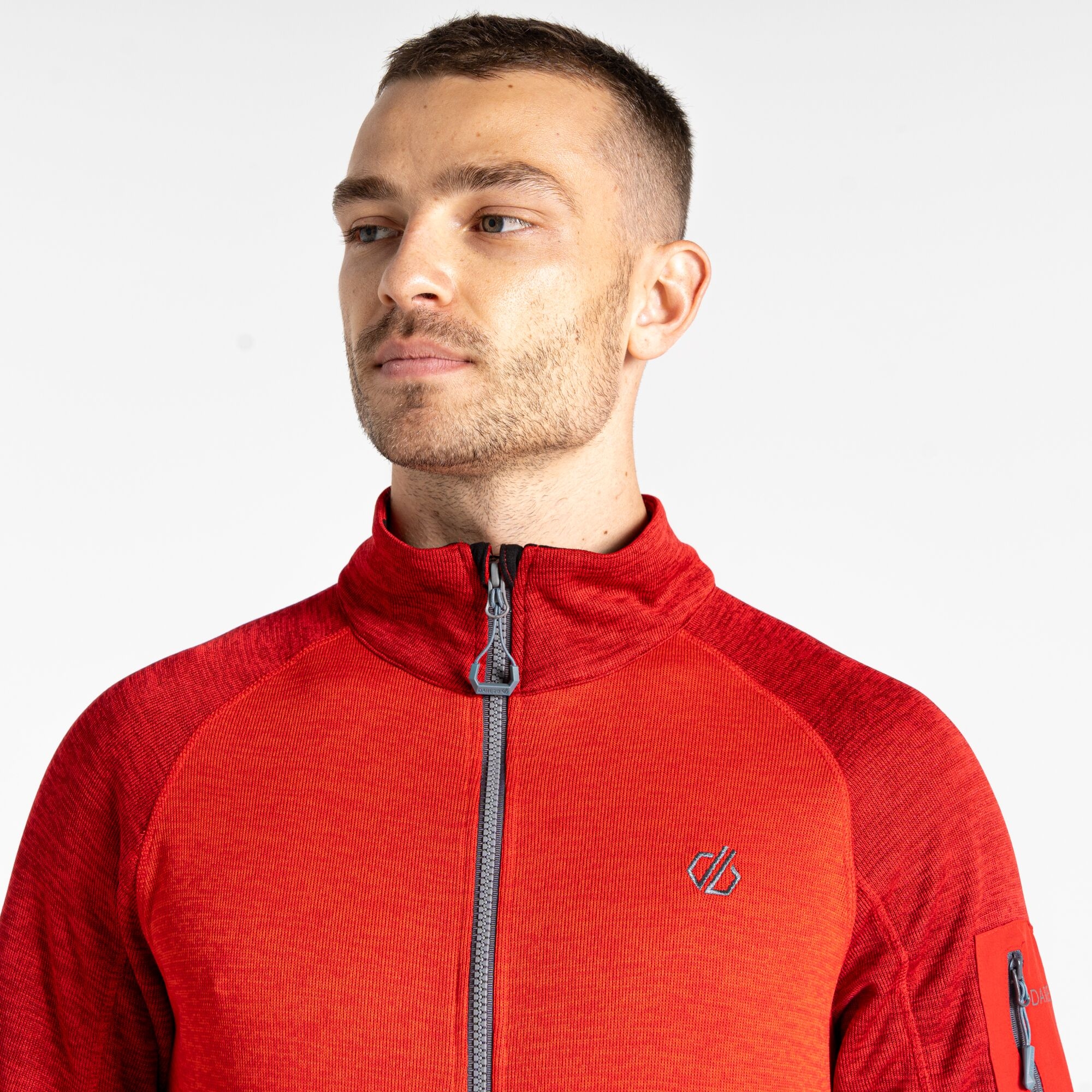 Men's Torrek Mountain Zip Through Fleece | Danger Red