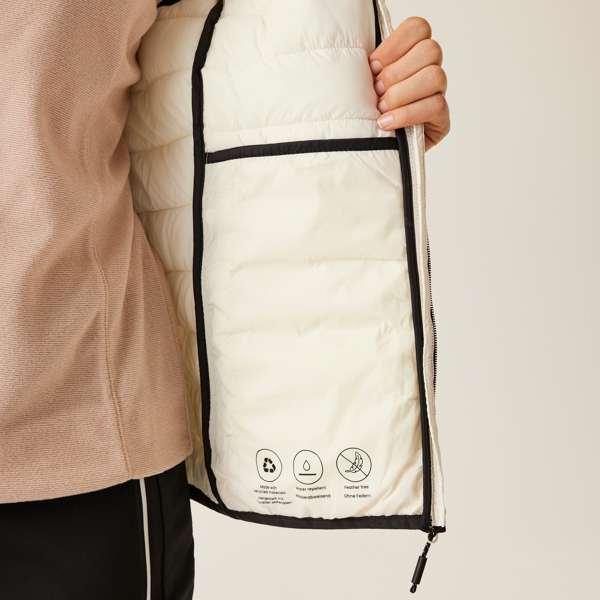 Women's Marizion Quilted Jacket | Blanc De Blanc Warm Taupe