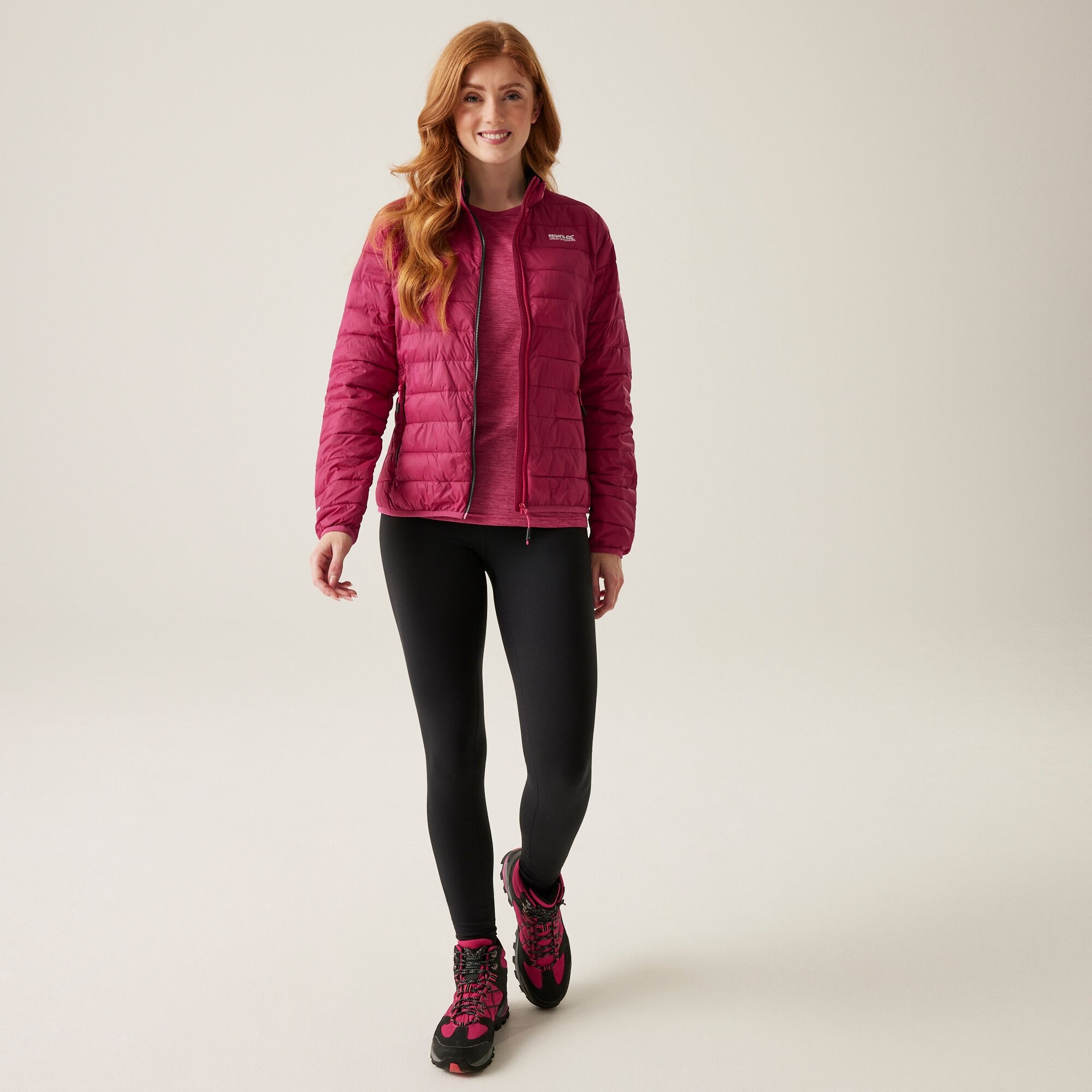 Women's Hillpack II Insulated Jacket | Deep Pink Black