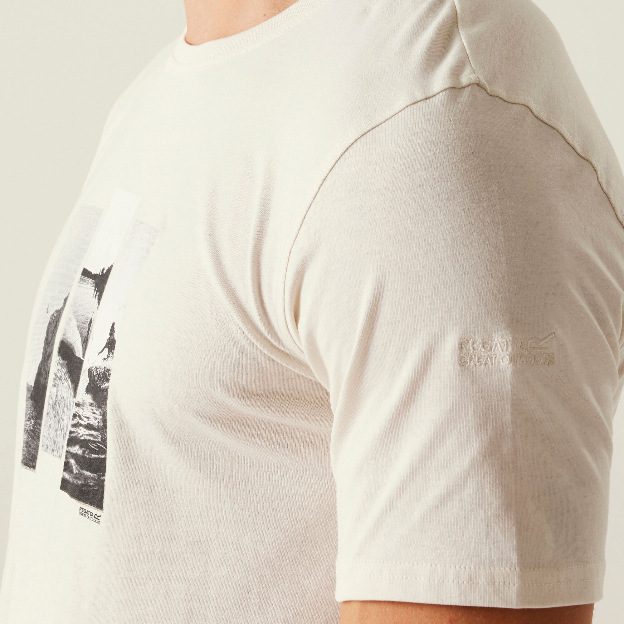 Men's Cline IX T-Shirt | Stone White Photo