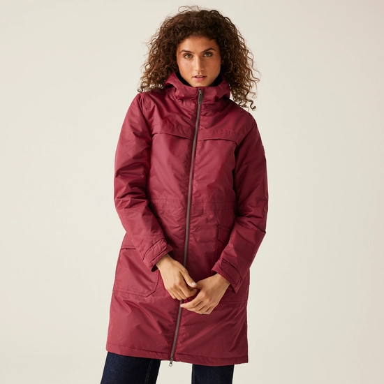 Women's Romine II Waterproof Parka Jacket | Warm Taupe Light Vanilla