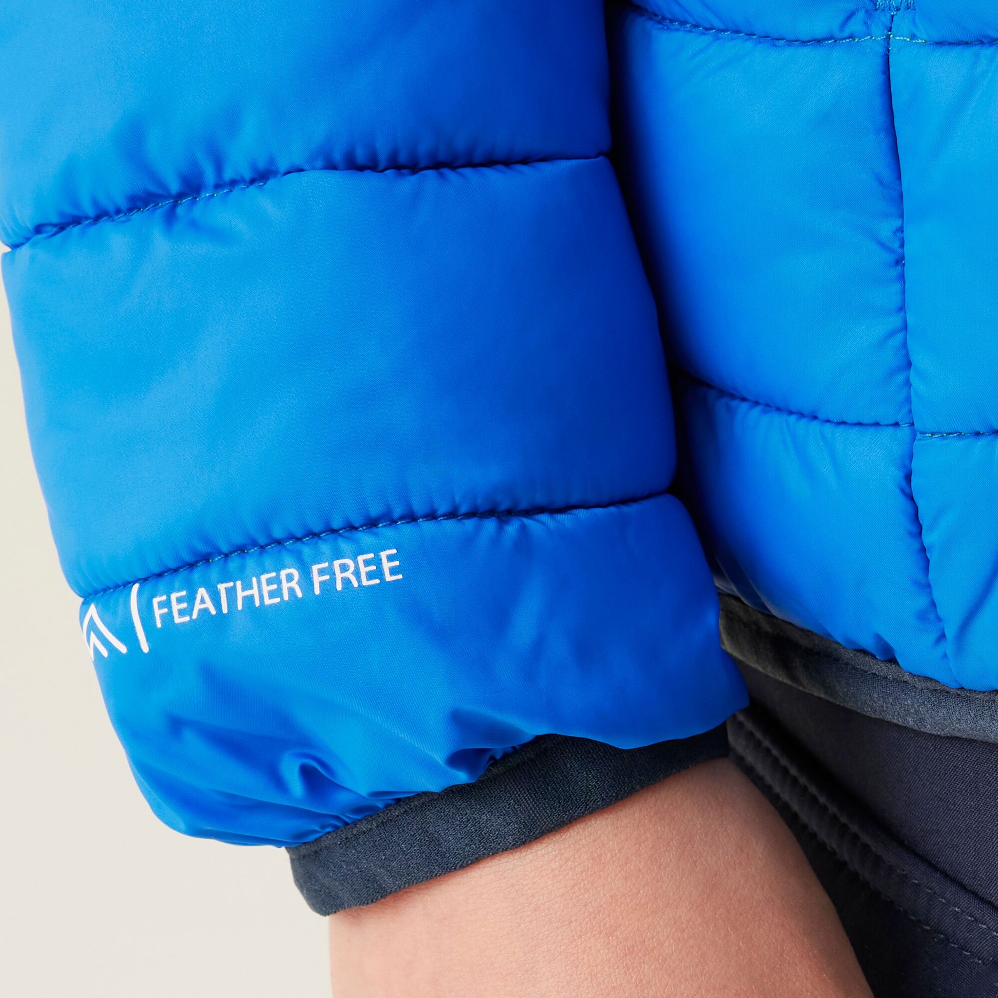 Kids' Hooded Marizion Padded Jacket | Olympian Blue Green Flash