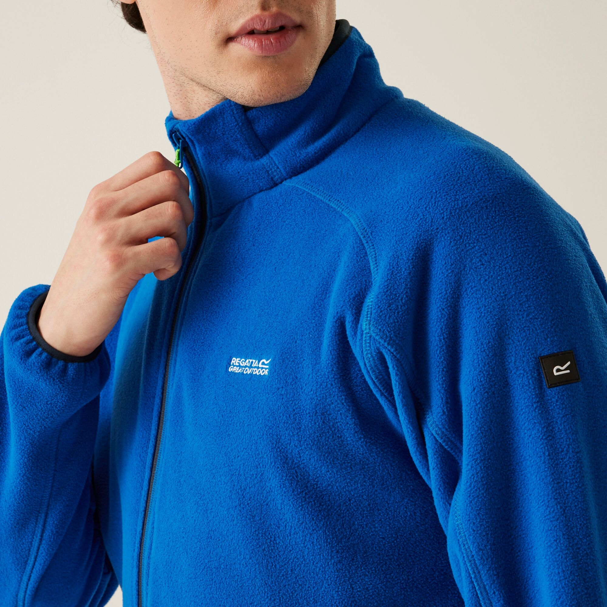 Men's Hadfield Full Zip Fleece | Olympian Blue