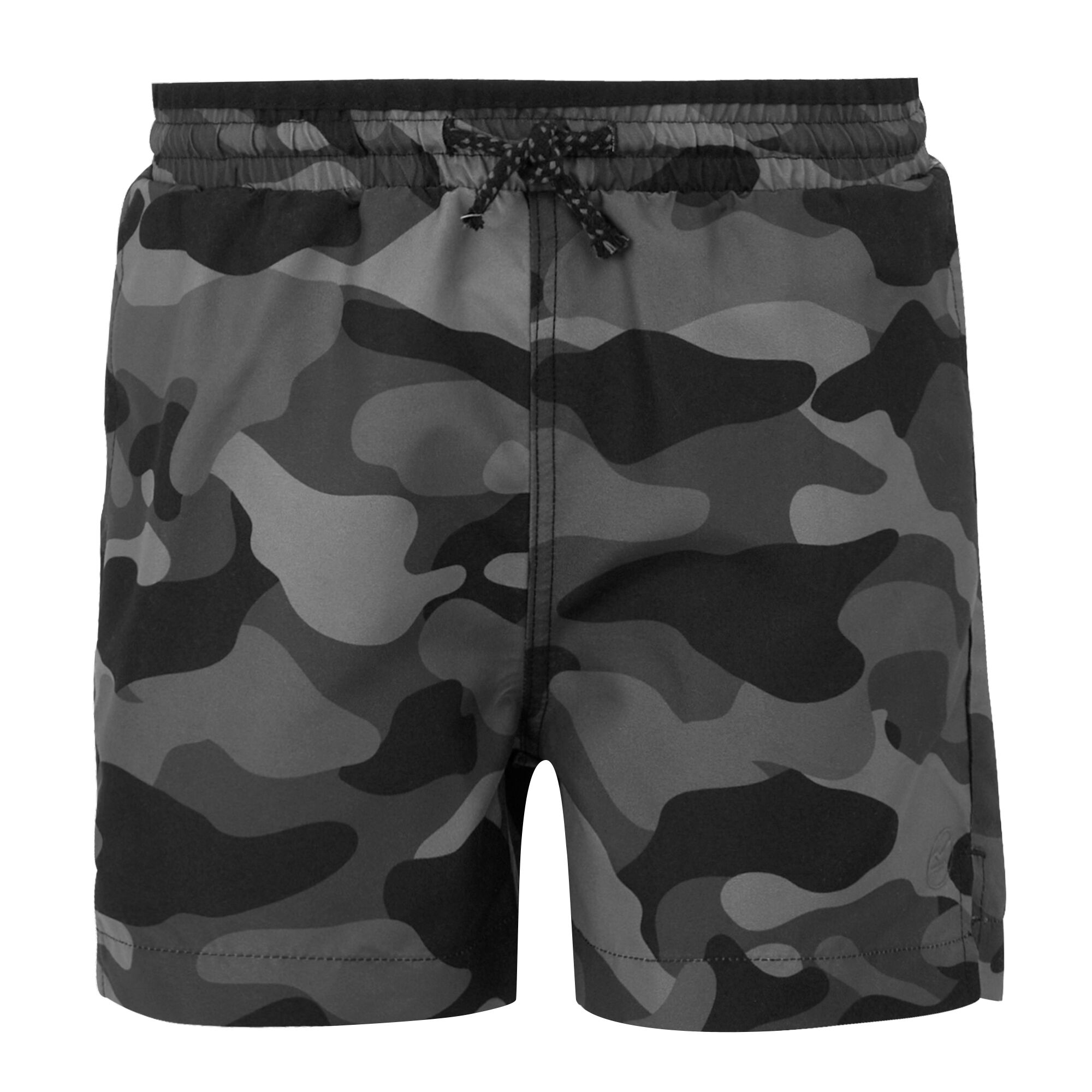 Kids' Skander III Swim Shorts | Grey Black Camo