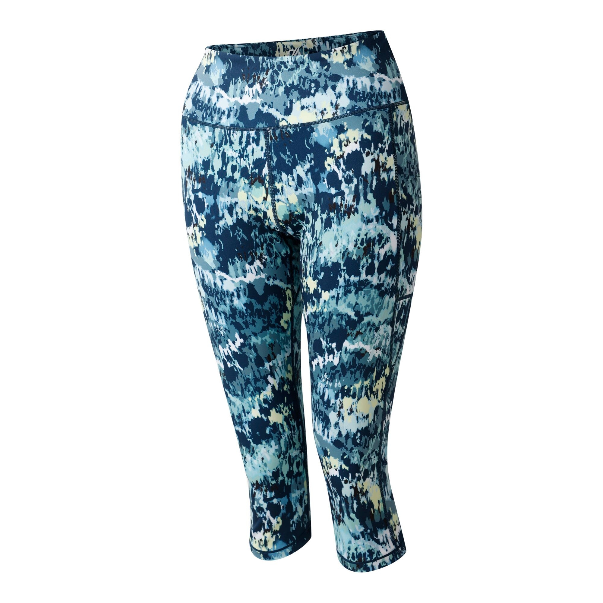 Women's Influential II 3/4 Leggings | Mist Dash Print