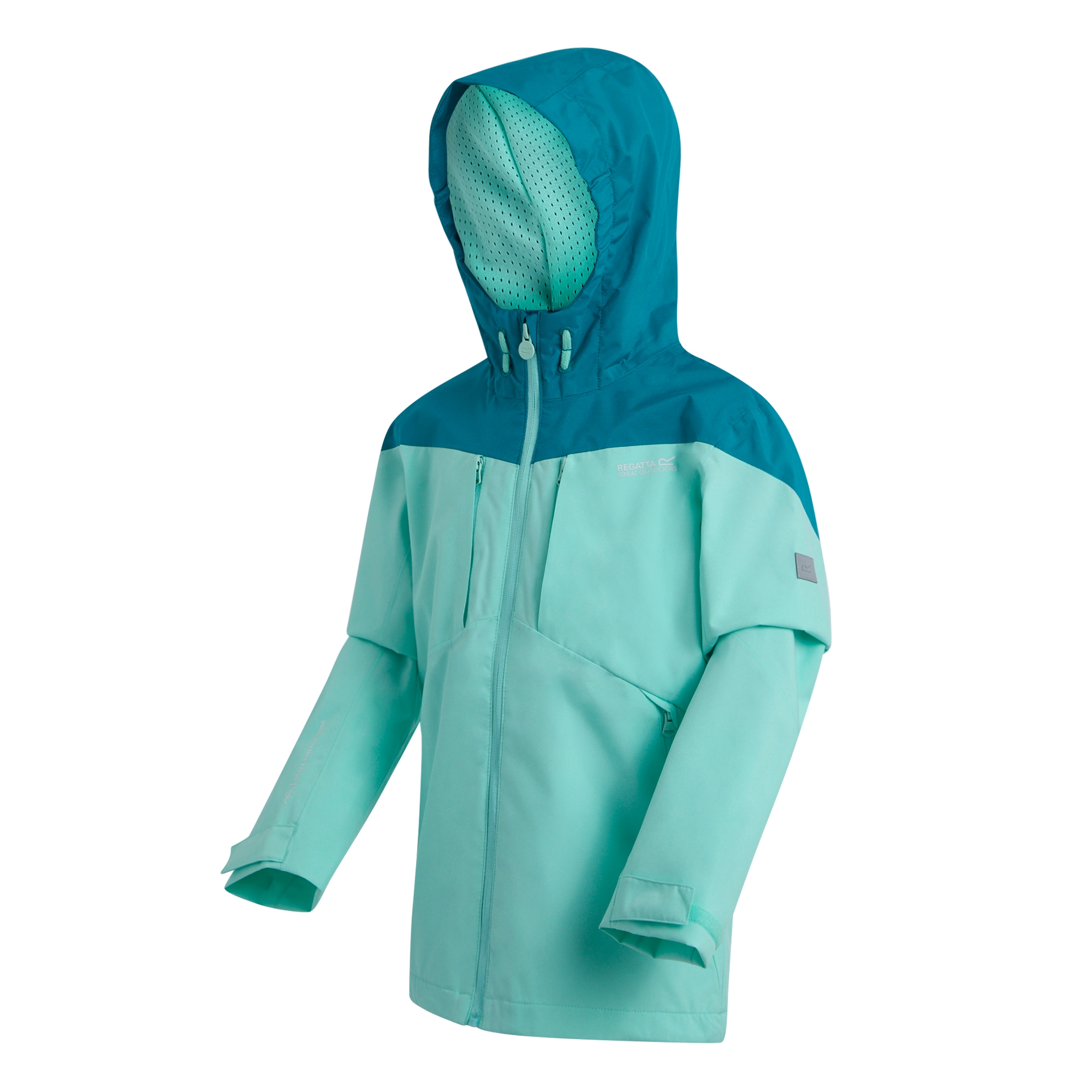 Kids' Highton VI Waterpoof Jacket | Aruba Blue Exotic Plume Icy Morn
