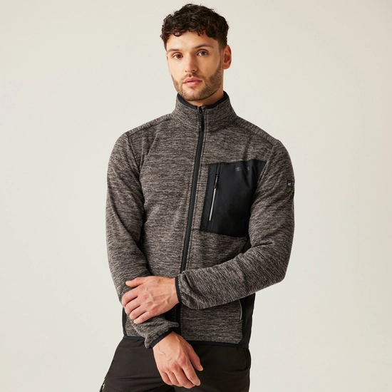 Men's Baslinn Full Zip Fleece | Glacier Marl Ash