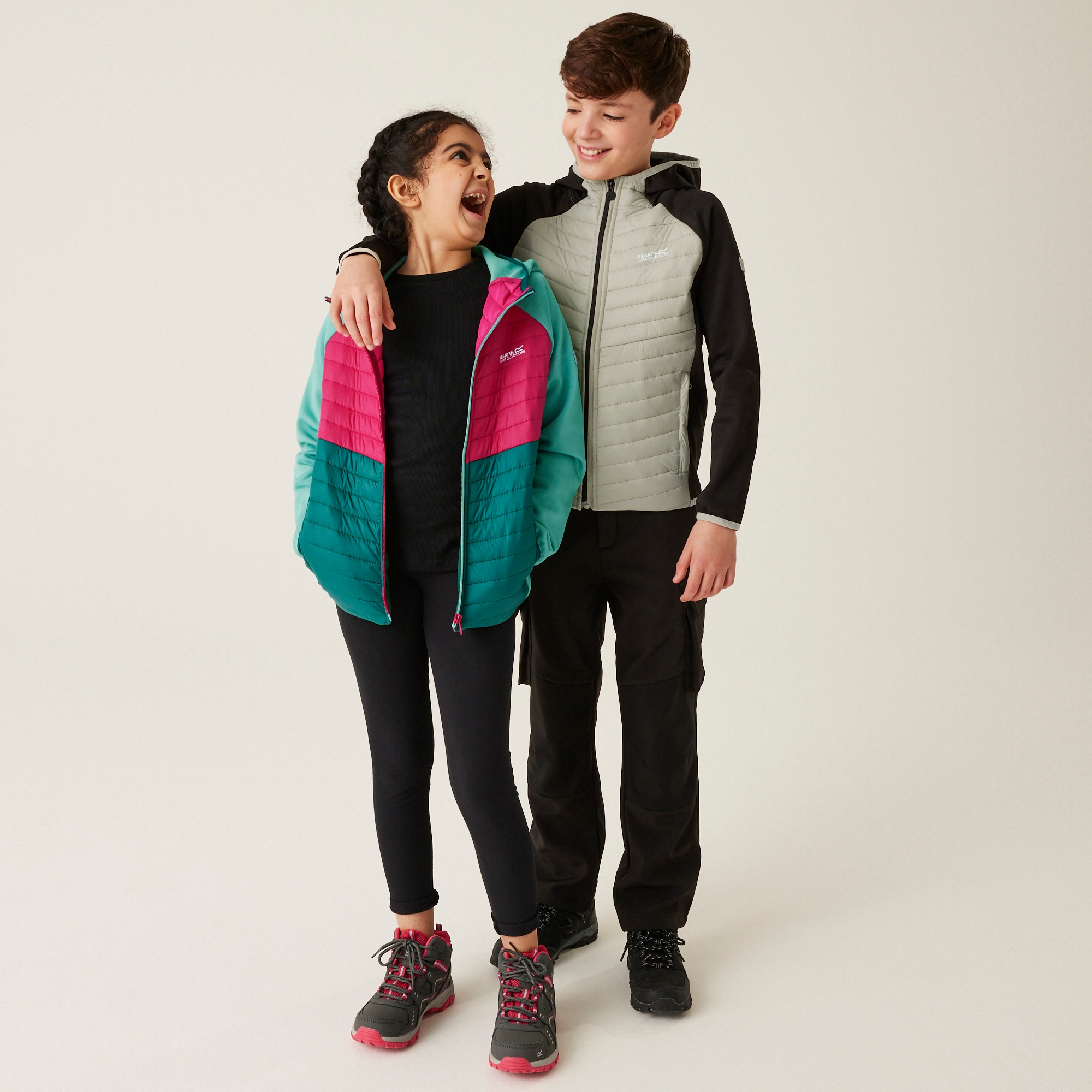 Kids' Kielder Hybrid VIII Jacket | Black Abbeystone