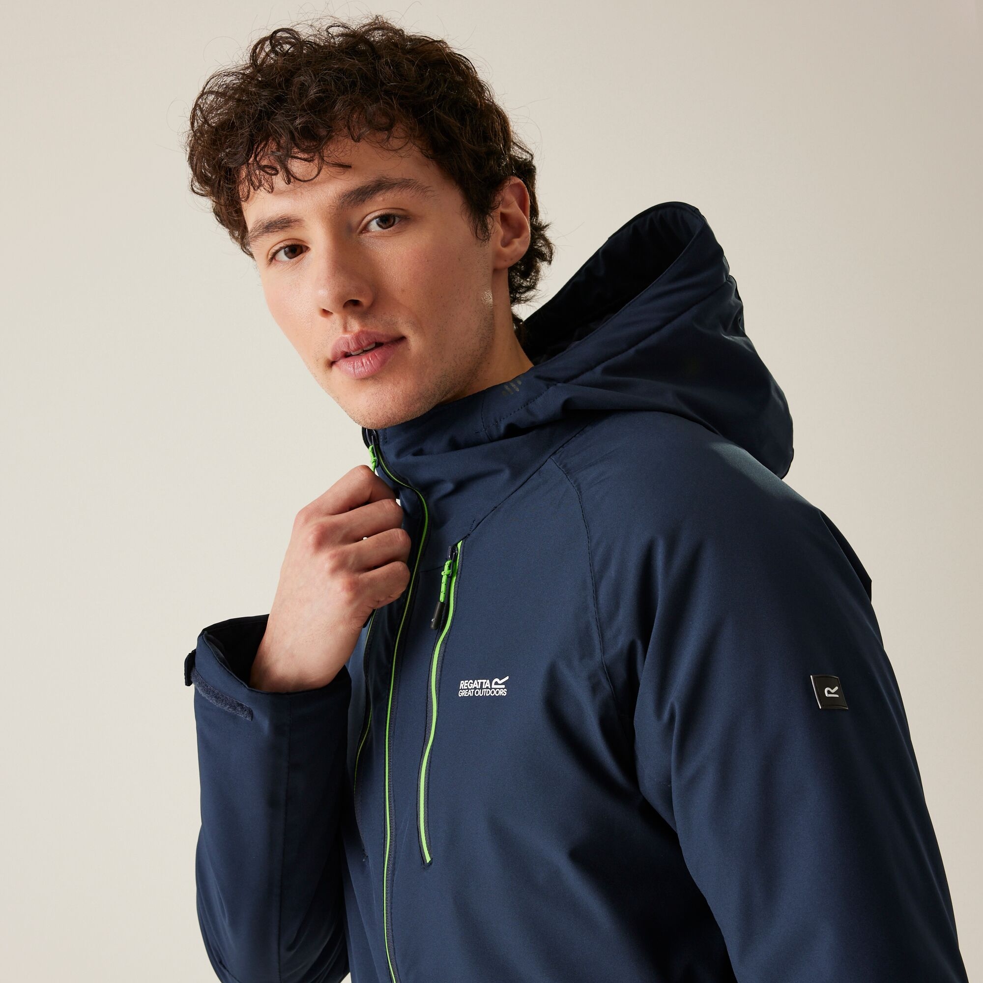 Men's Highton Stretch Padded Jacket III | Navy Green Flash