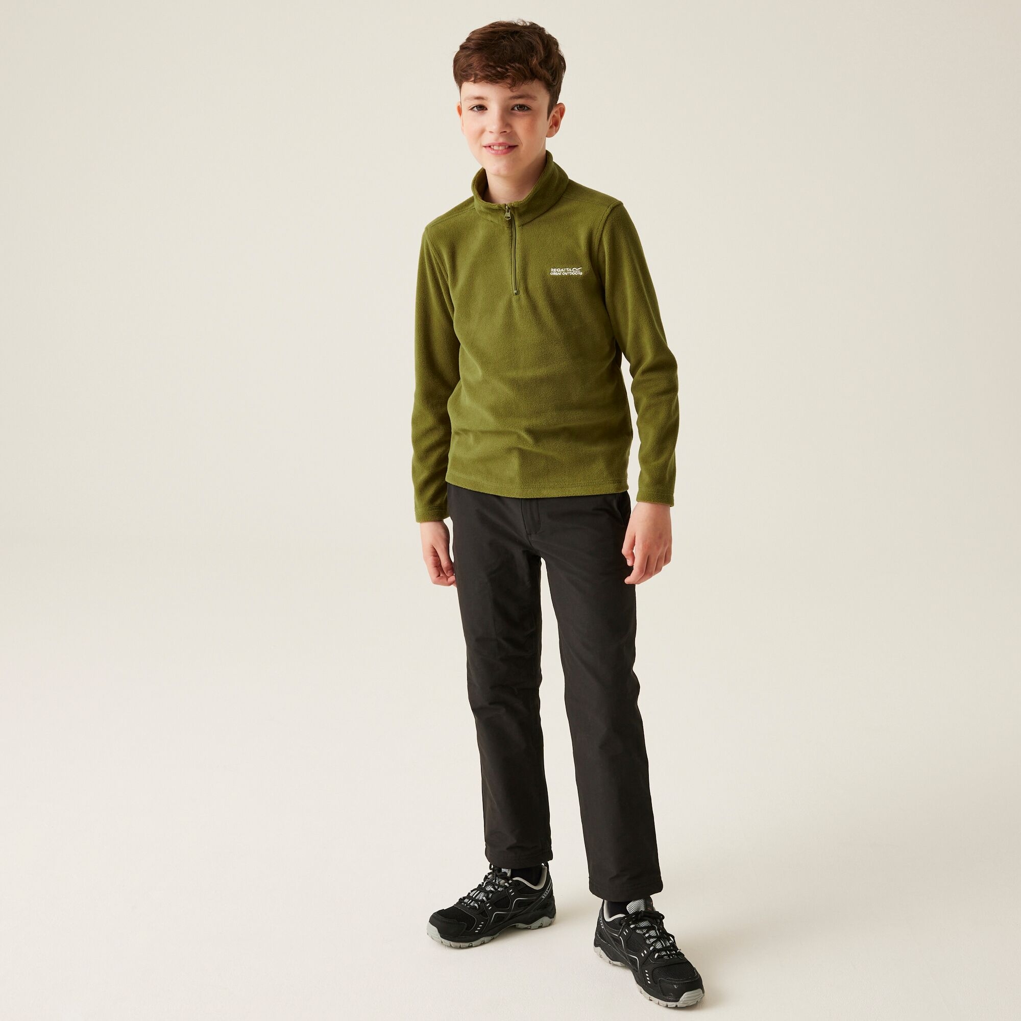 Kids' Hot Shot II Half Zip Fleece | Nephrite Green
