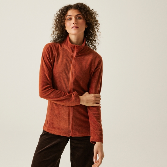Women's Mayse Full Zip Fleece | Red Ochre
